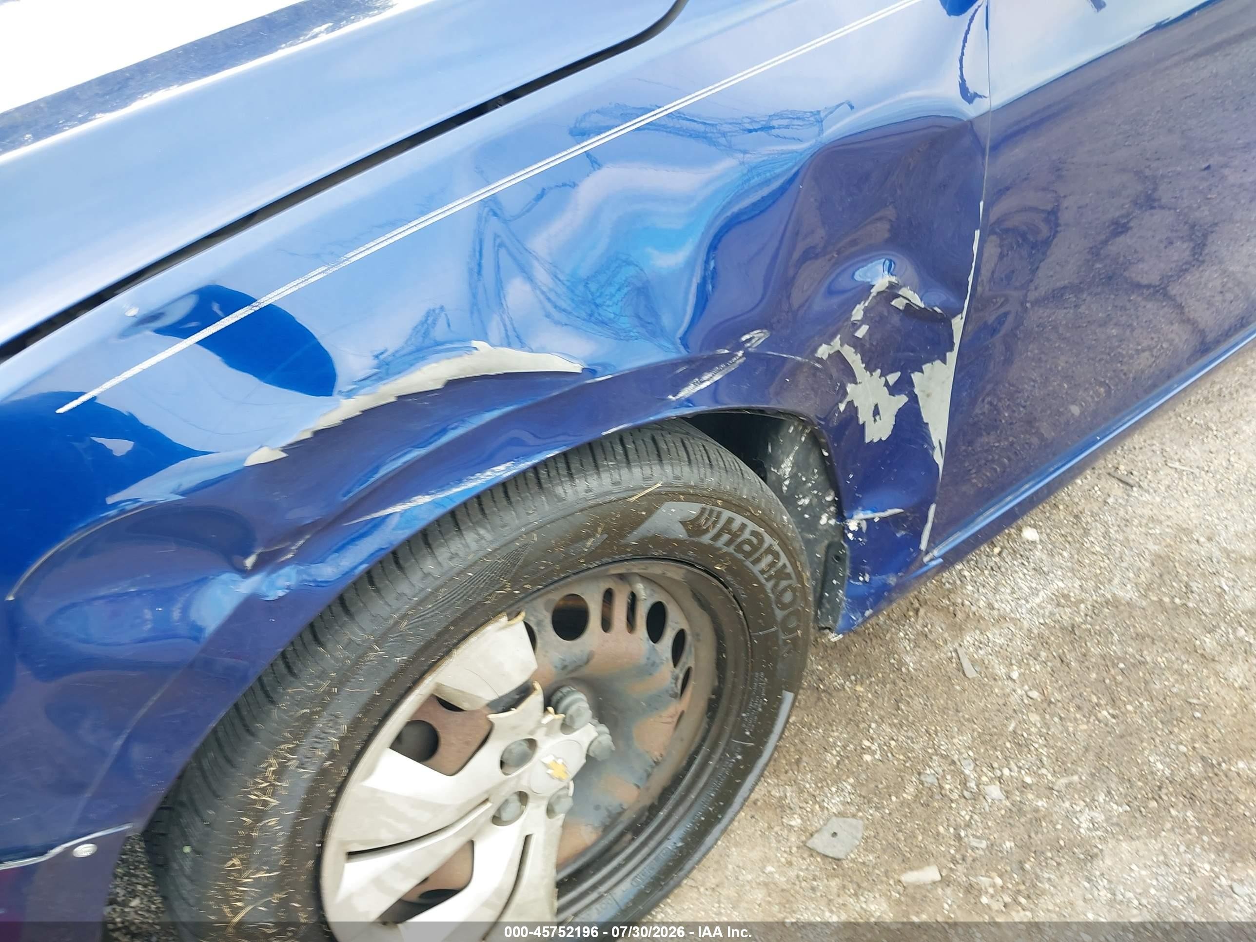 2012 Chevrolet Cruze Ls Blue vin: 1G1PC5SH4C7192226