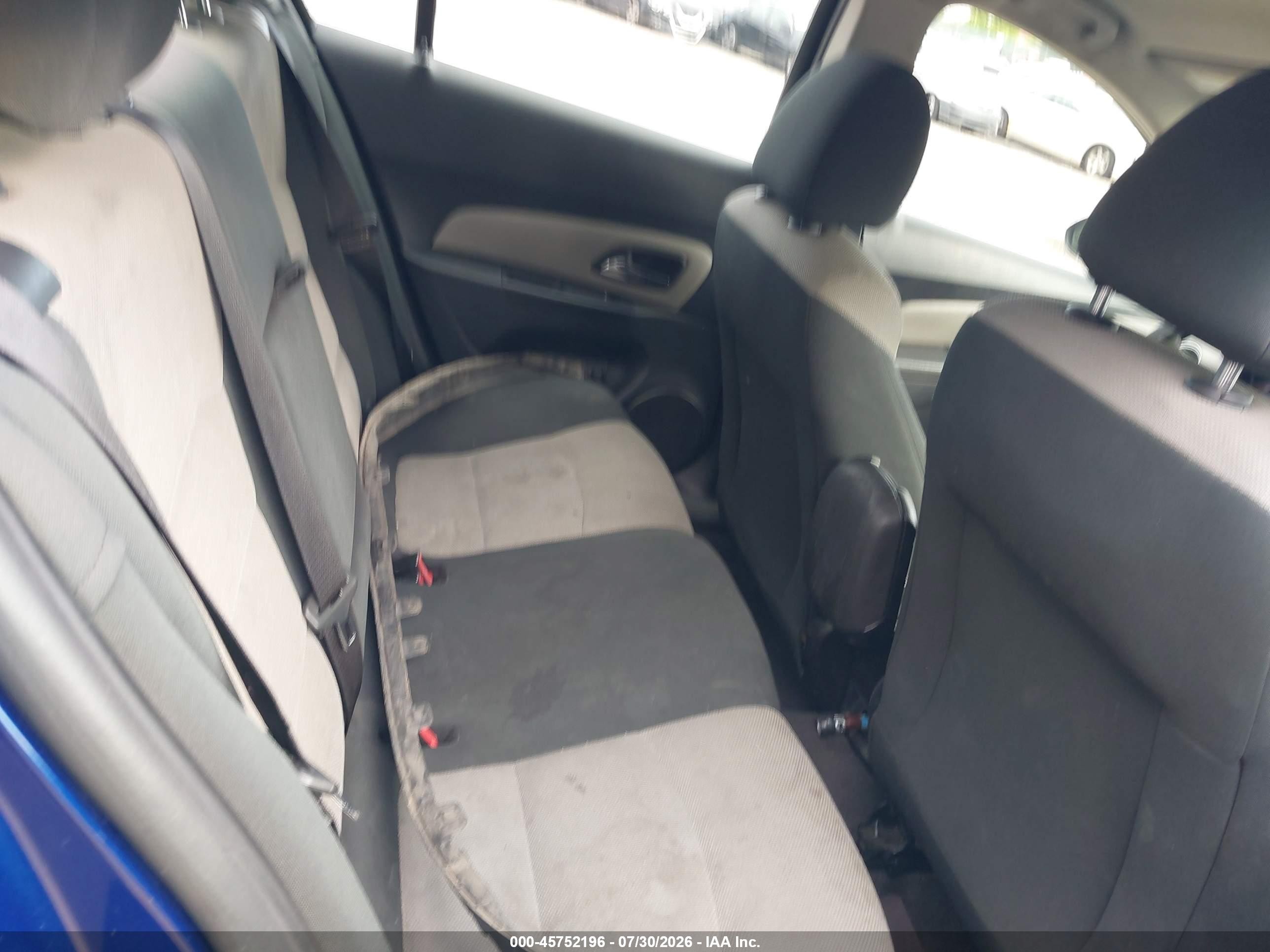2012 Chevrolet Cruze Ls Blue vin: 1G1PC5SH4C7192226