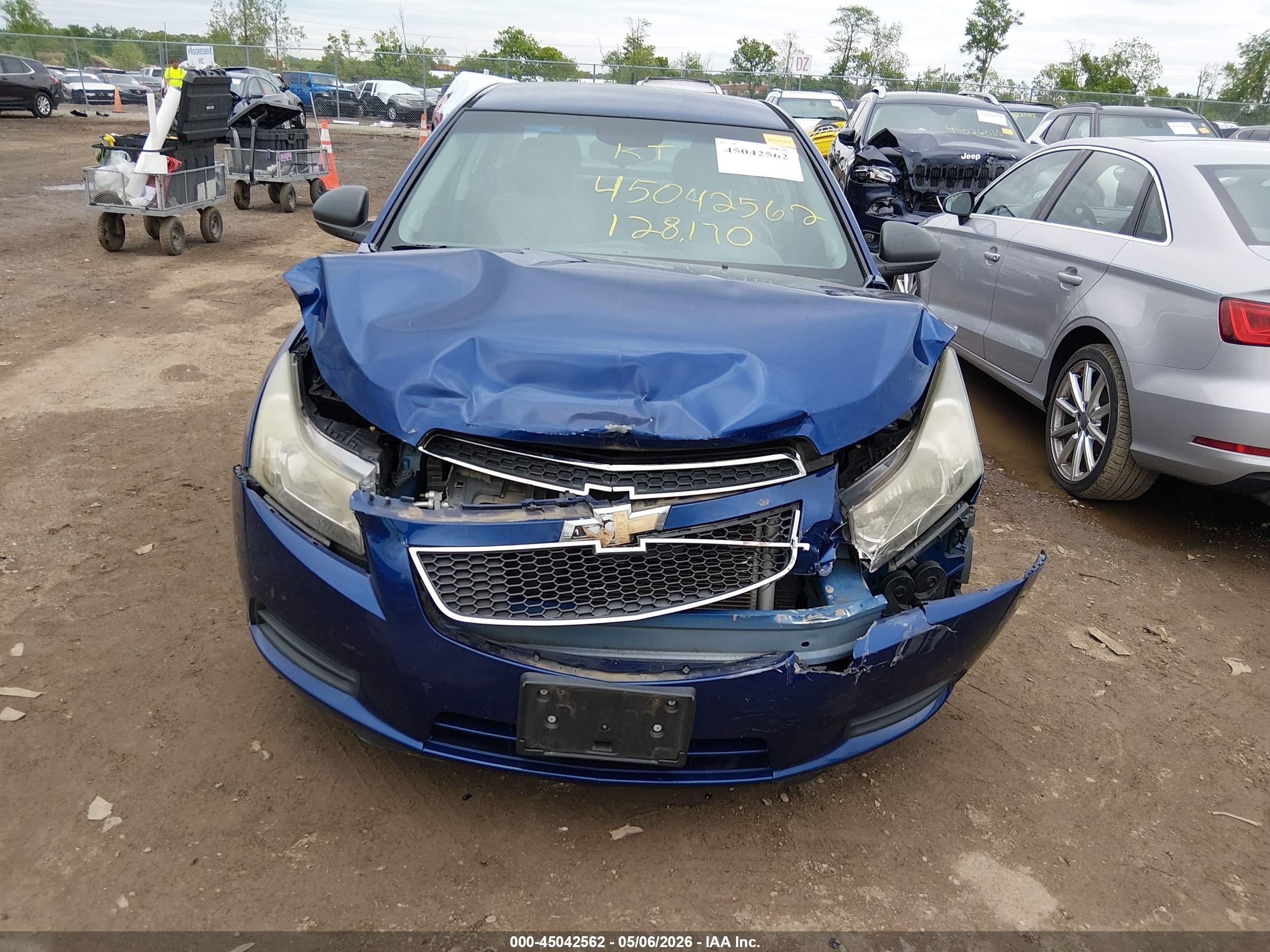 2012 Chevrolet Cruze Ls Синий vin: 1G1PC5SH4C7193506