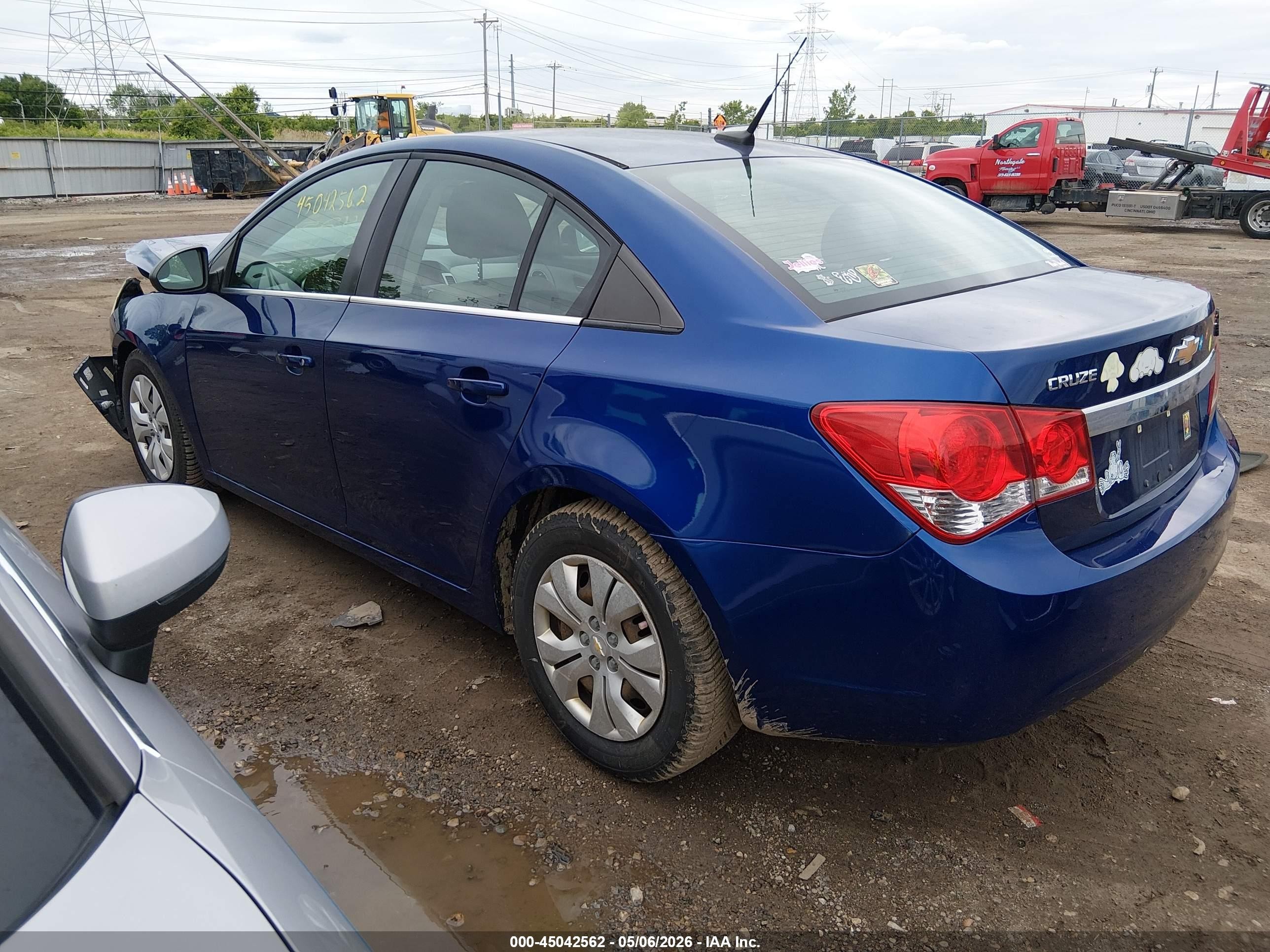 2012 Chevrolet Cruze Ls Синий vin: 1G1PC5SH4C7193506