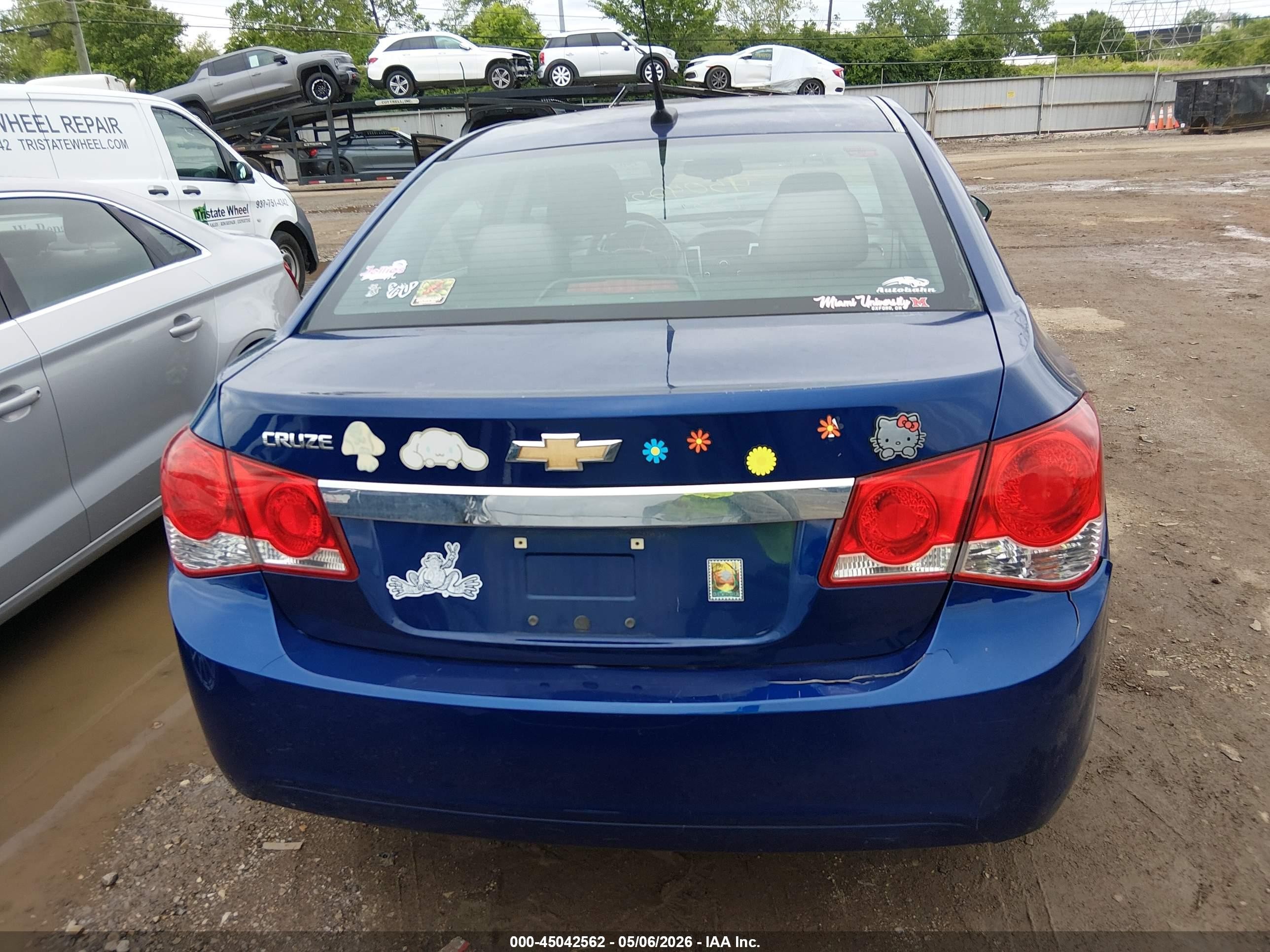 2012 Chevrolet Cruze Ls Синий vin: 1G1PC5SH4C7193506