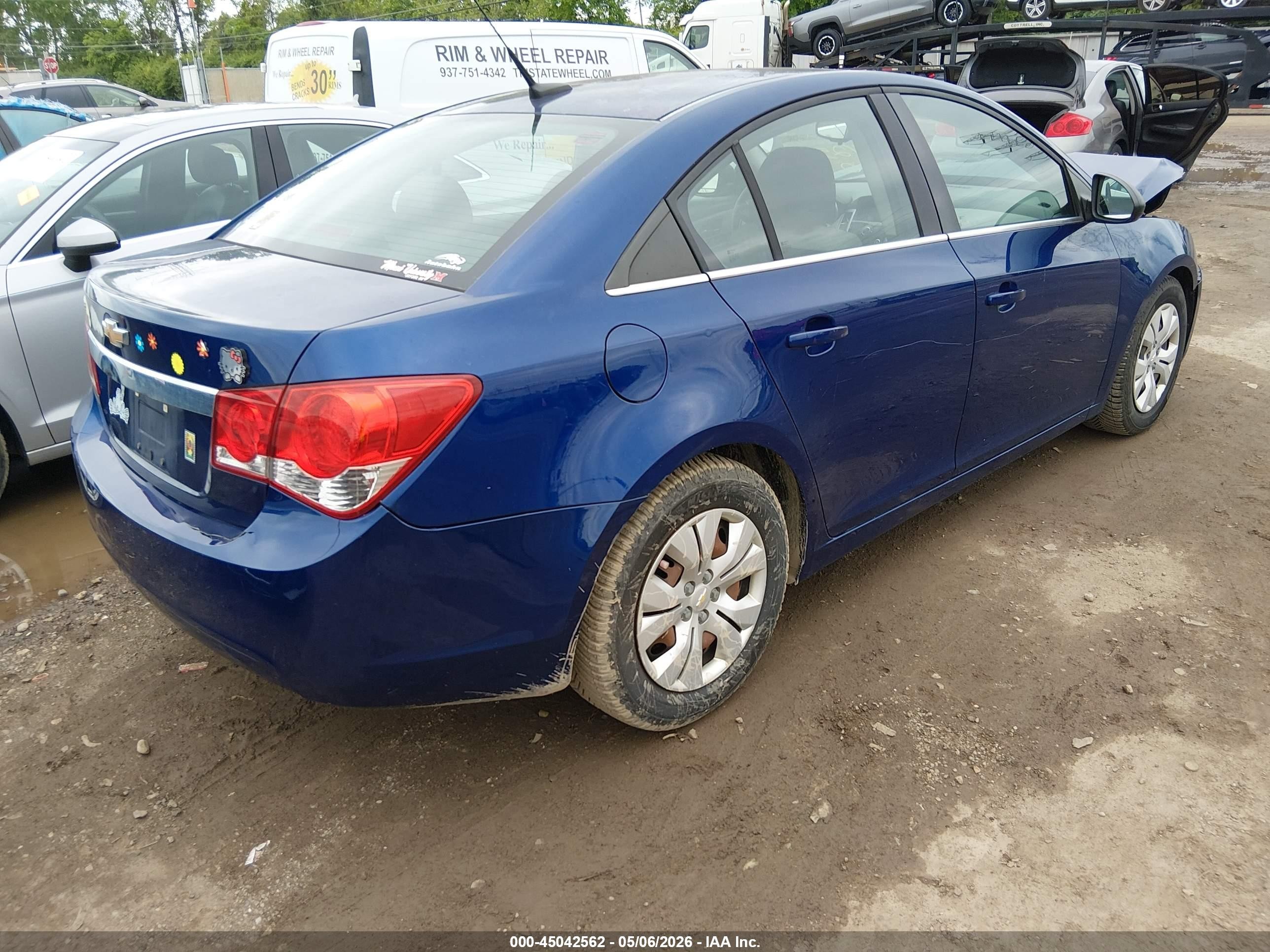 2012 Chevrolet Cruze Ls Синий vin: 1G1PC5SH4C7193506