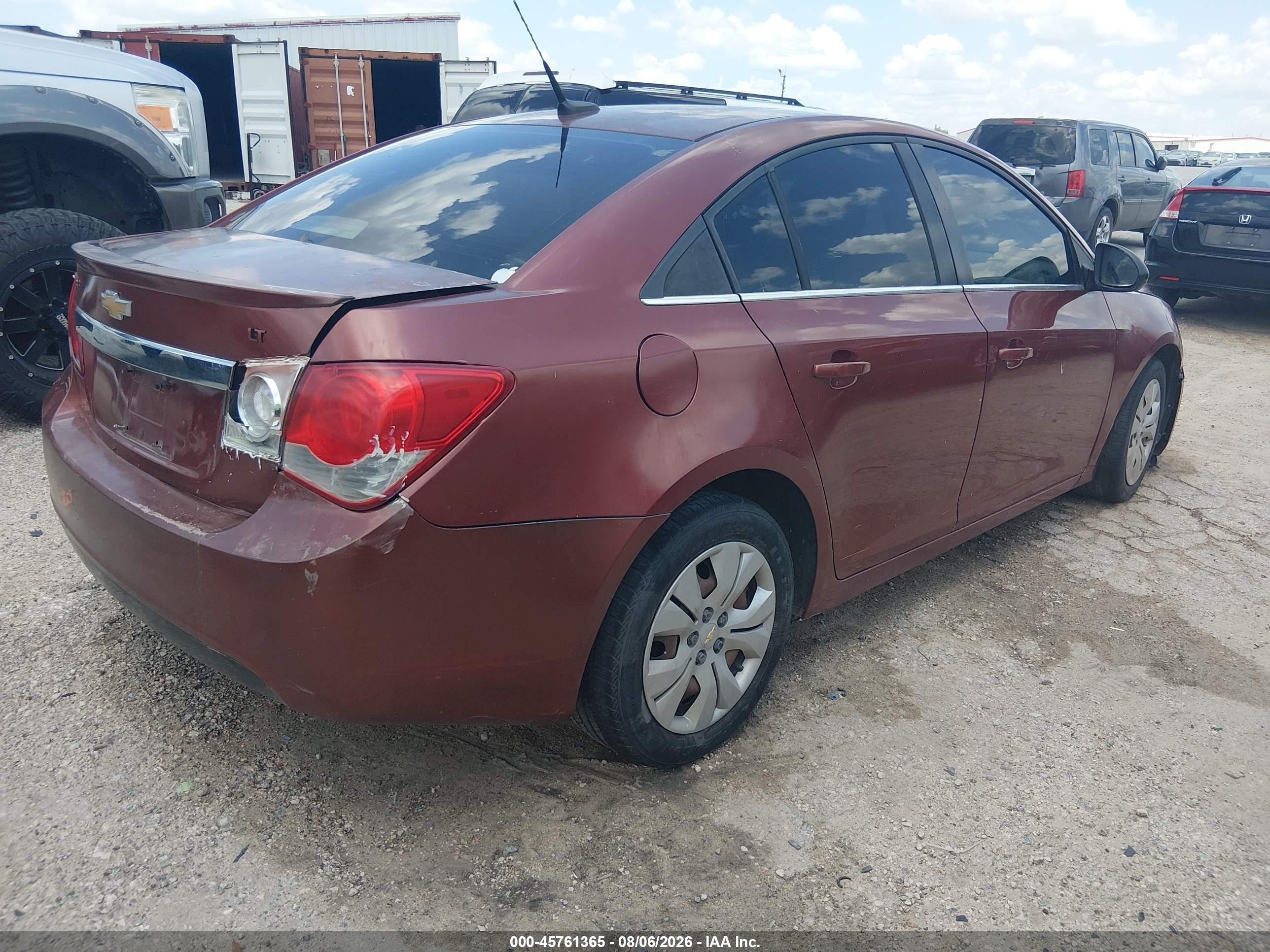 2012 Chevrolet Cruze Ls Red vin: 1G1PC5SH4C7207226