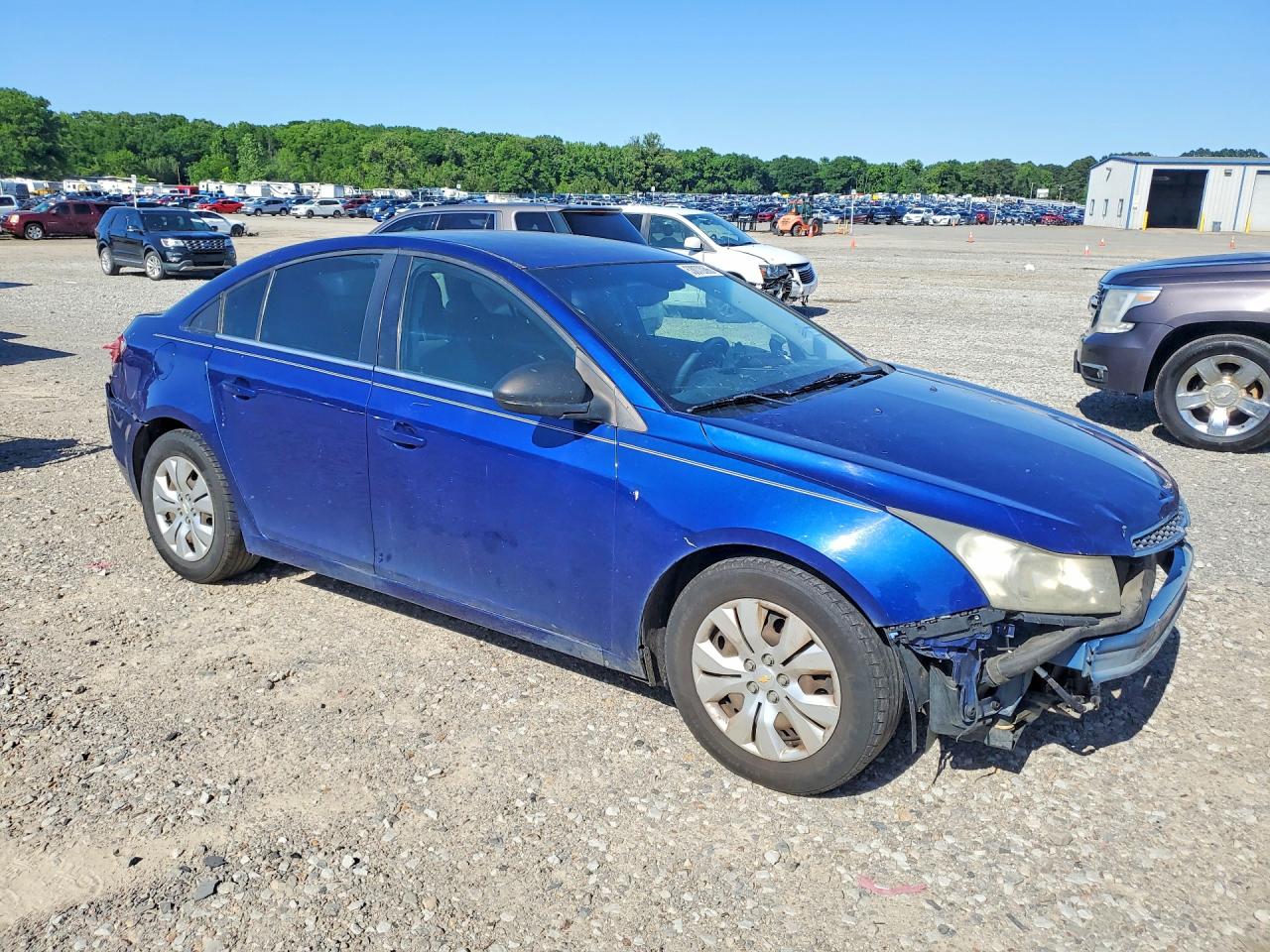 2012 Chevrolet Cruze Ls Blue vin: 1G1PC5SH4C7240632