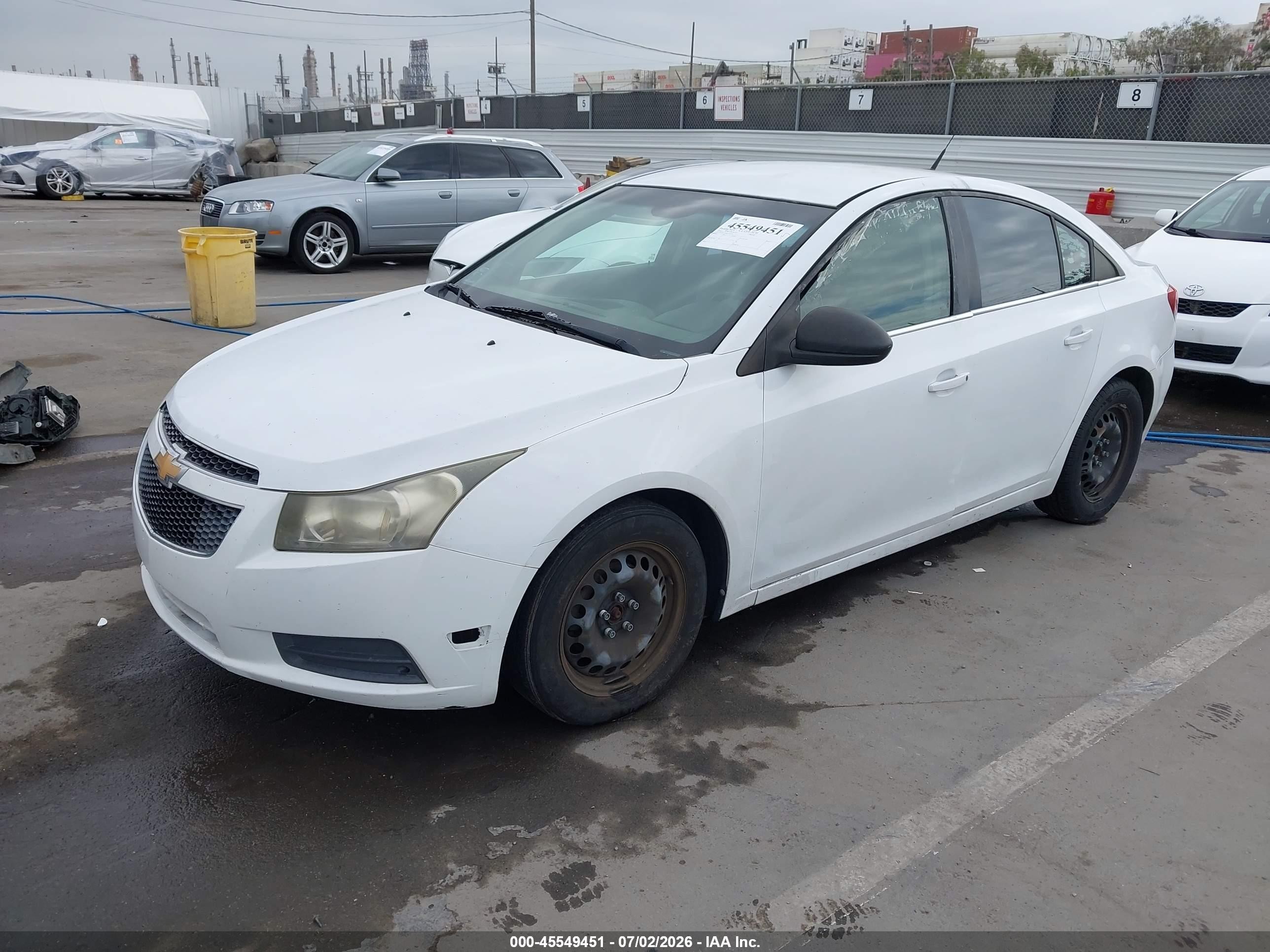 2012 Chevrolet Cruze Ls Белый vin: 1G1PC5SH4C7244910
