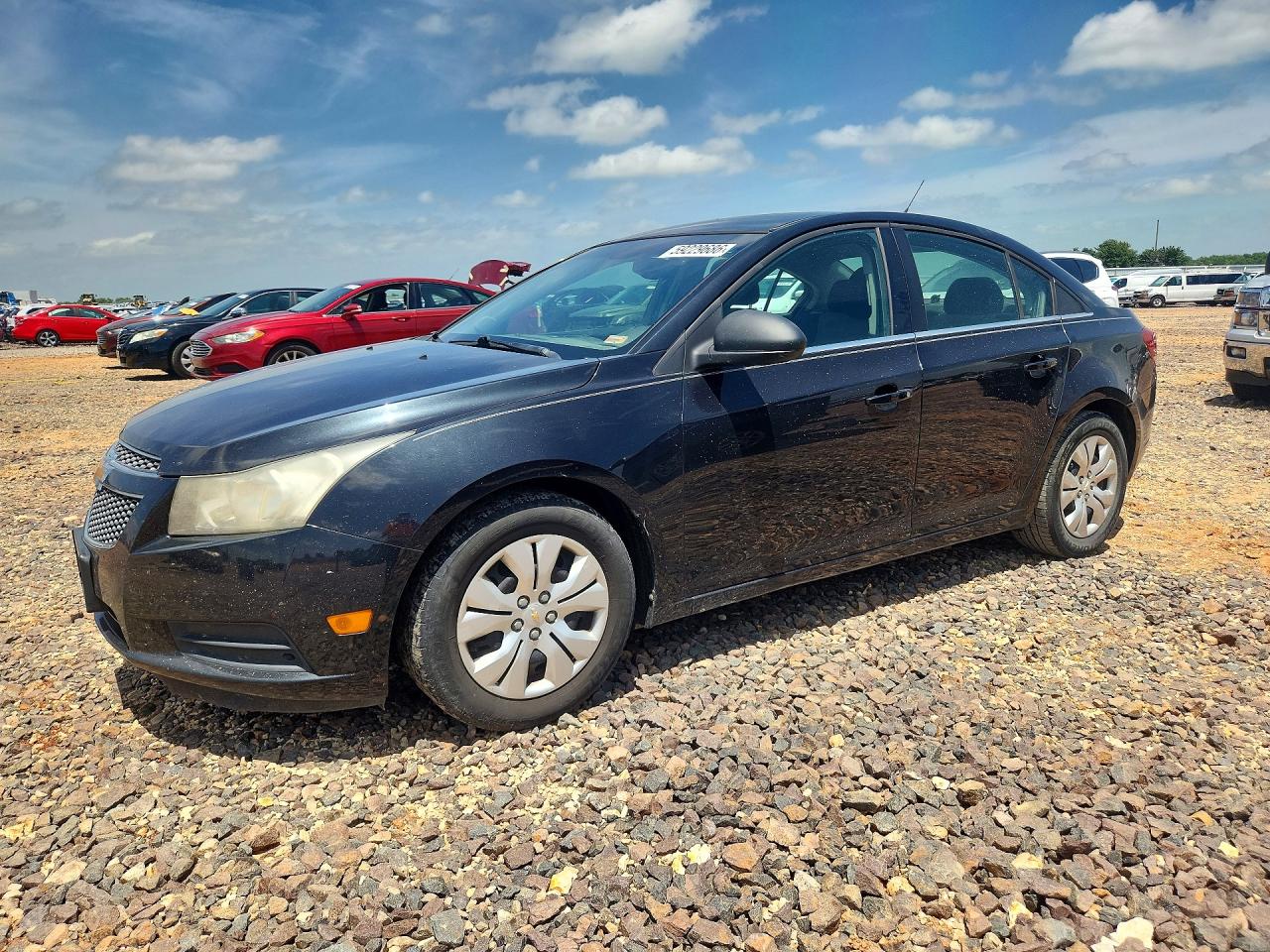 2012 Chevrolet Cruze Ls Black vin: 1G1PC5SH4C7320917