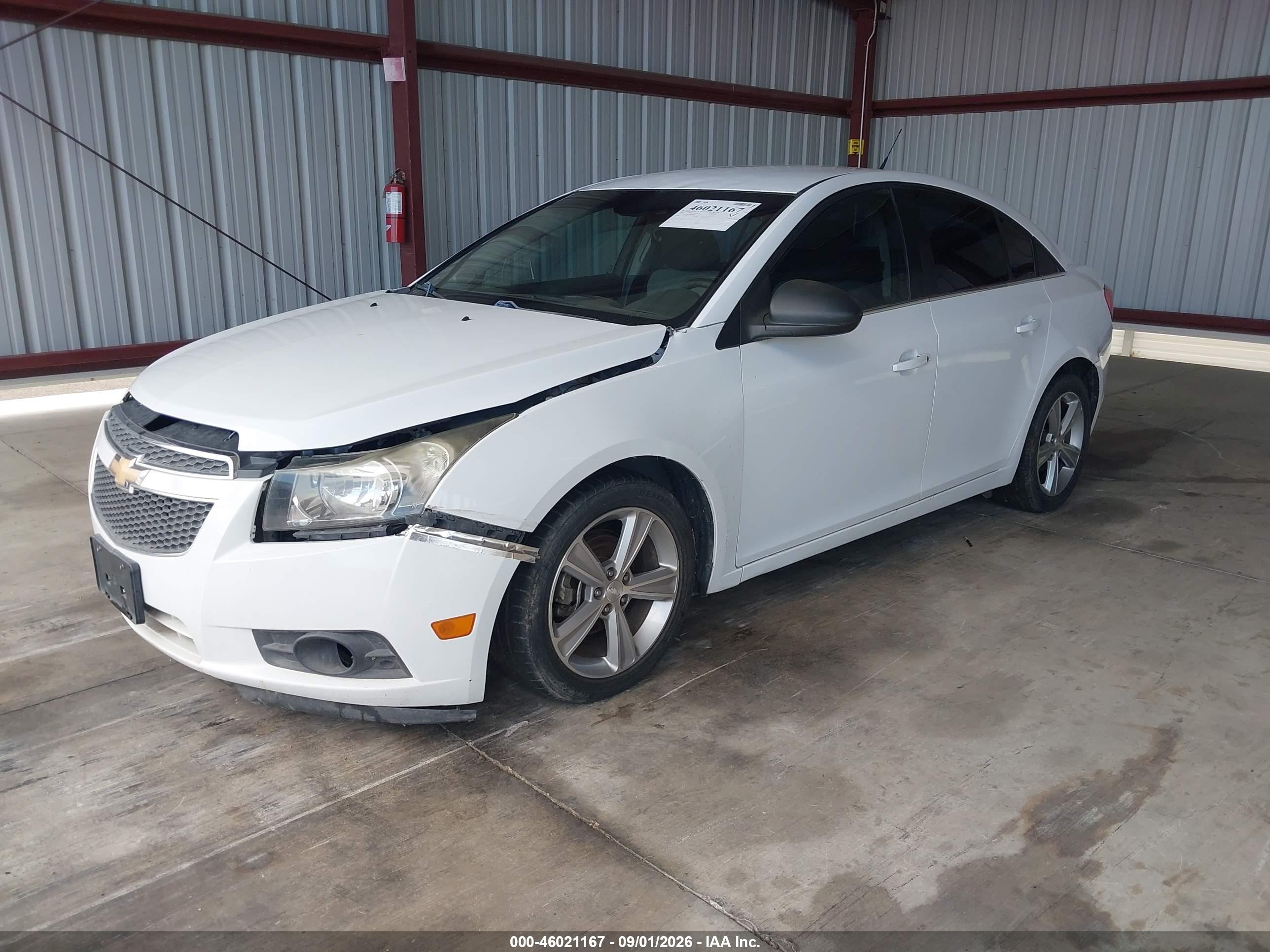 2012 Chevrolet Cruze Ls White vin: 1G1PC5SH4C7378087