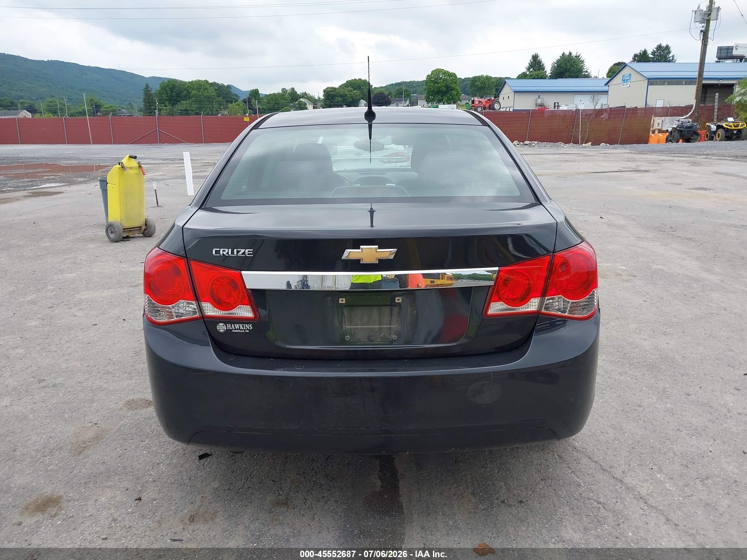 2012 Chevrolet Cruze Ls Black vin: 1G1PC5SH4C7389106