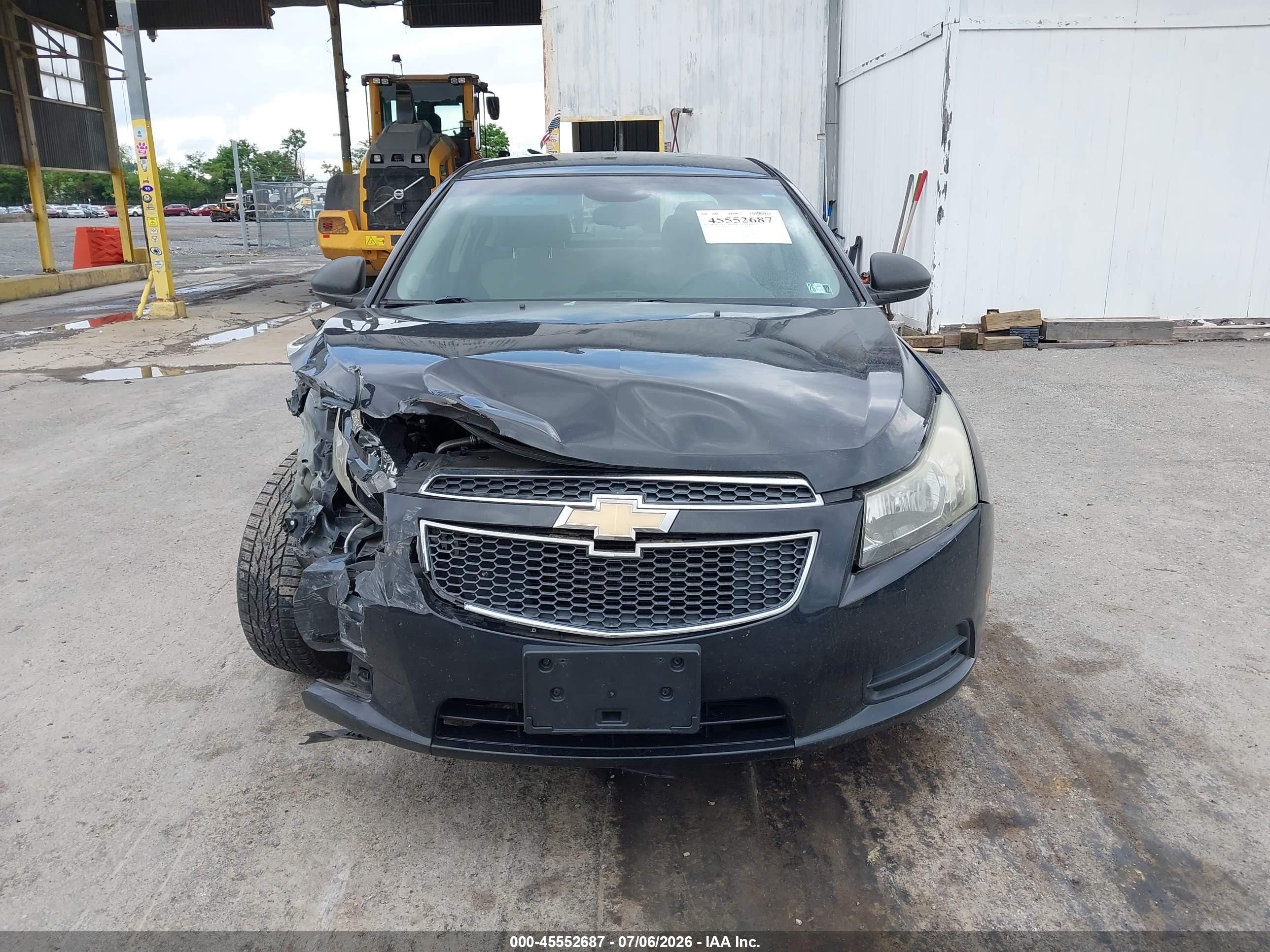 2012 Chevrolet Cruze Ls Black vin: 1G1PC5SH4C7389106