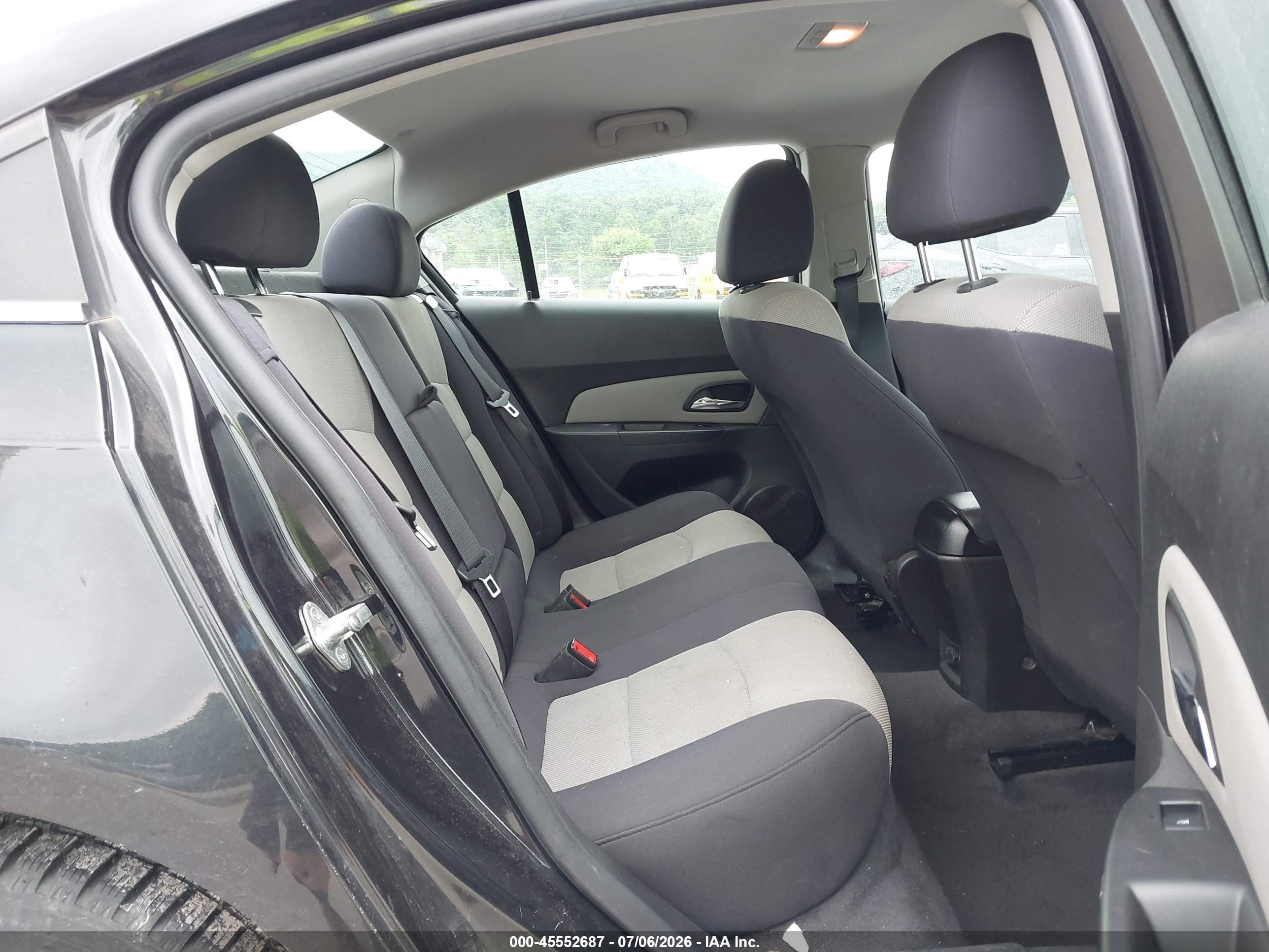 2012 Chevrolet Cruze Ls Black vin: 1G1PC5SH4C7389106