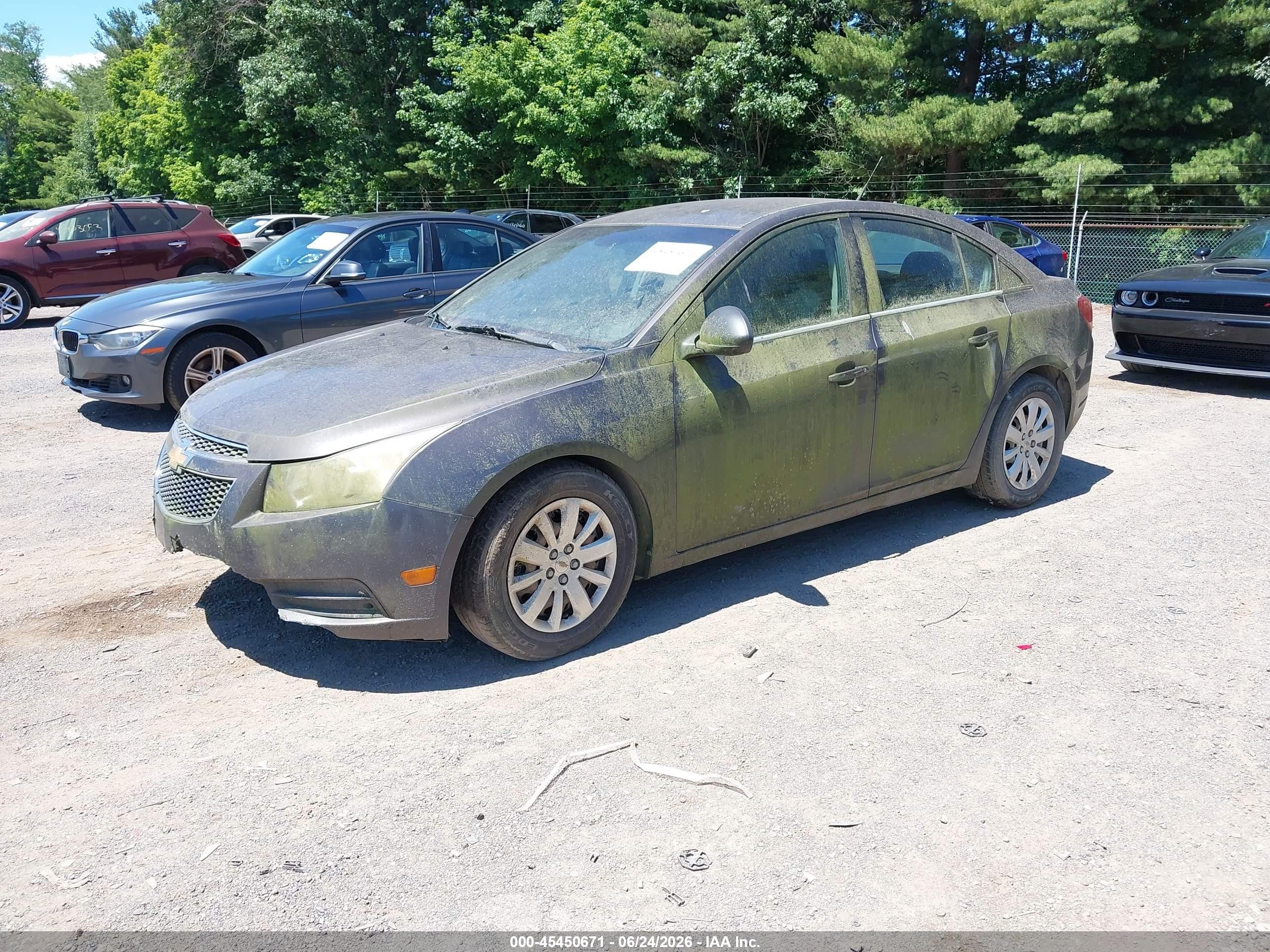 2011 Chevrolet Cruze Ls Gray vin: 1G1PC5SH5B7113726