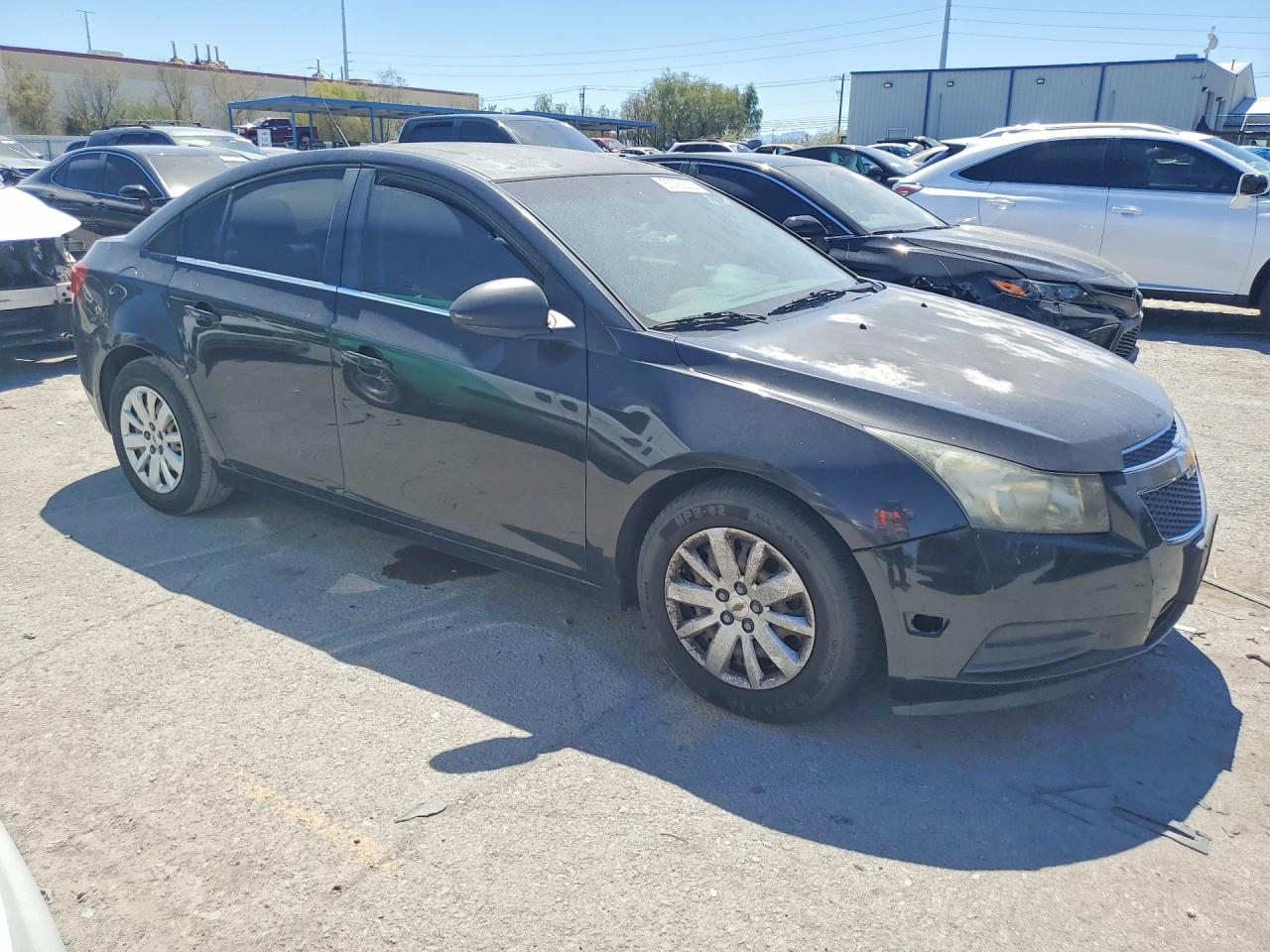 2011 Chevrolet Cruze Ls Black vin: 1G1PC5SH5B7129294