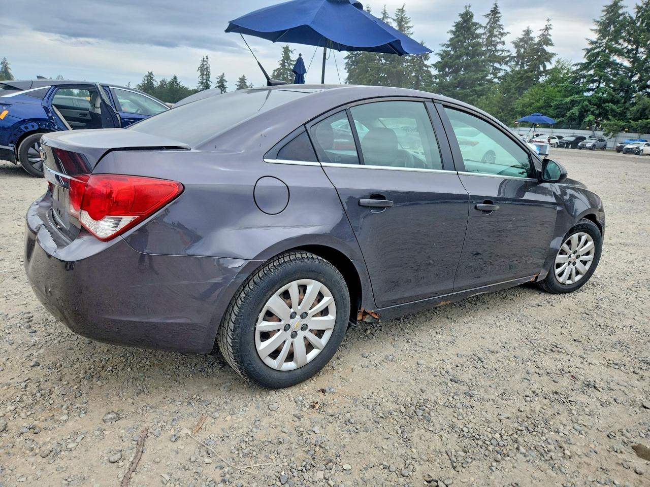 2011 Chevrolet Cruze Ls Gray vin: 1G1PC5SH5B7142840