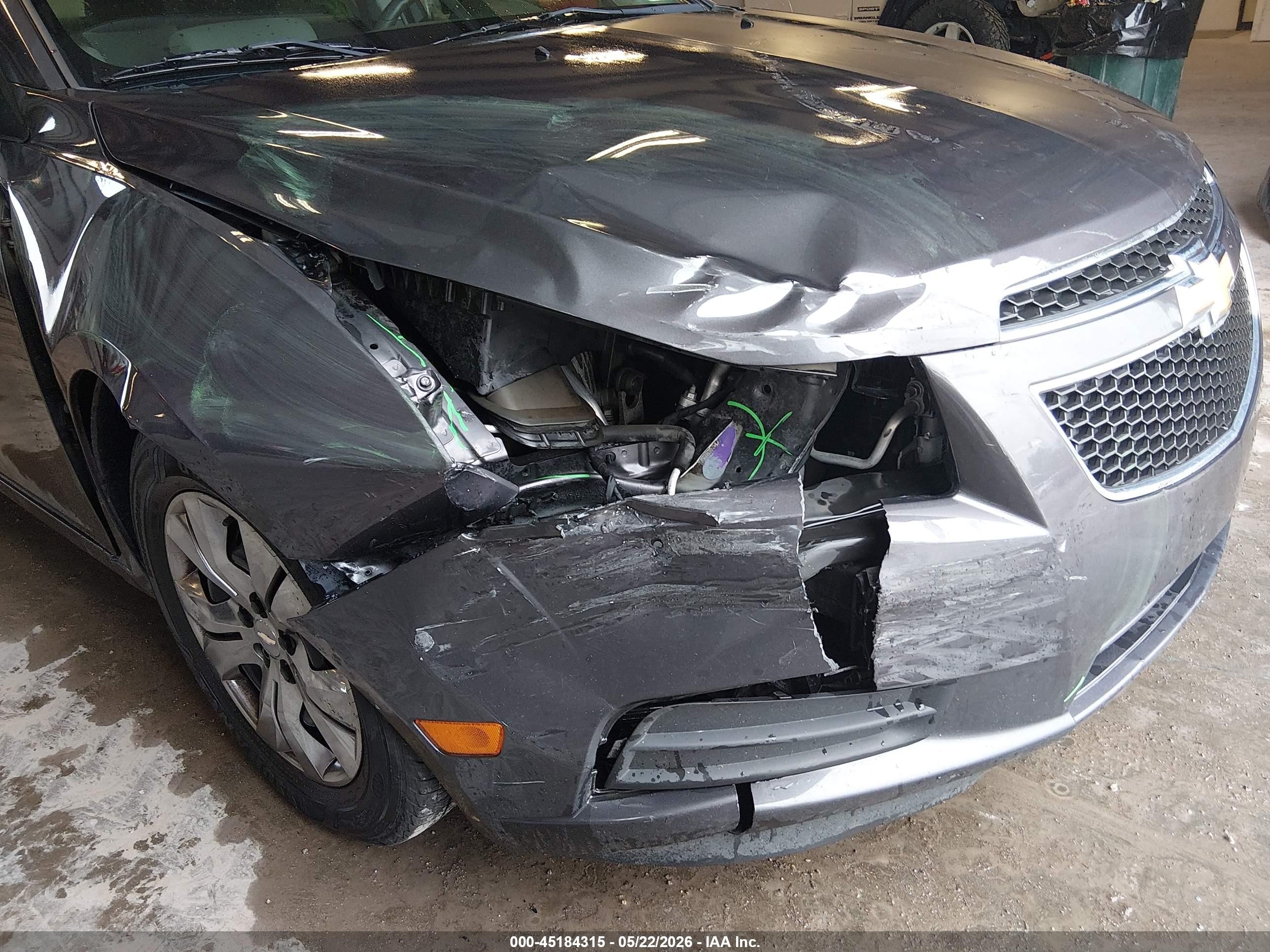 2011 Chevrolet Cruze Ls Gray vin: 1G1PC5SH5B7223403