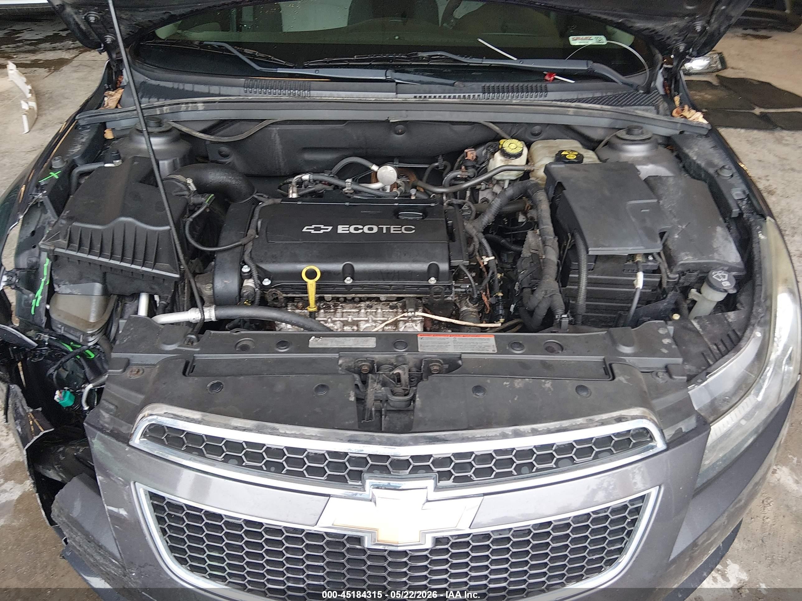 2011 Chevrolet Cruze Ls Gray vin: 1G1PC5SH5B7223403