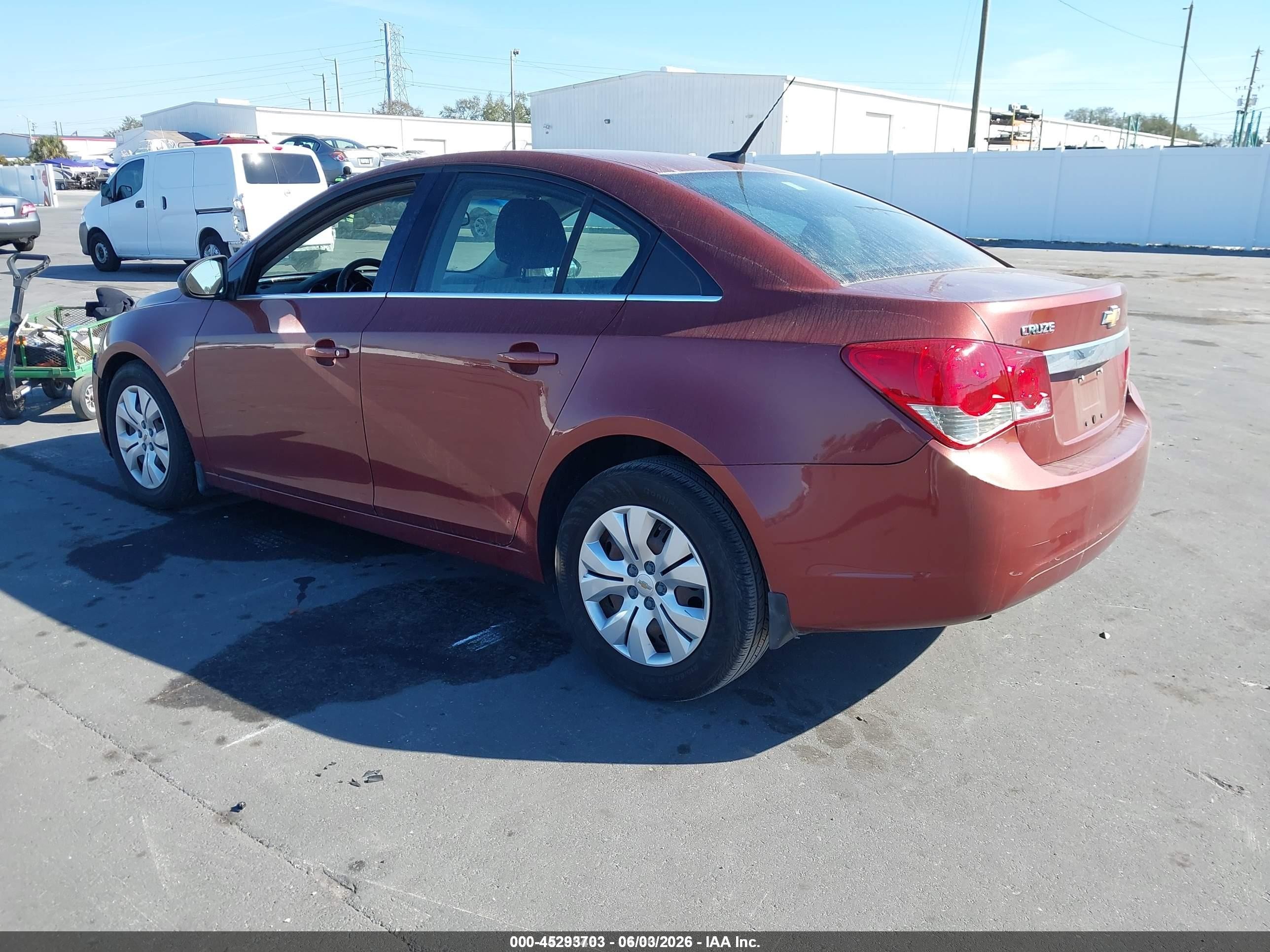 2012 Chevrolet Cruze Ls Orange vin: 1G1PC5SH5C7202746