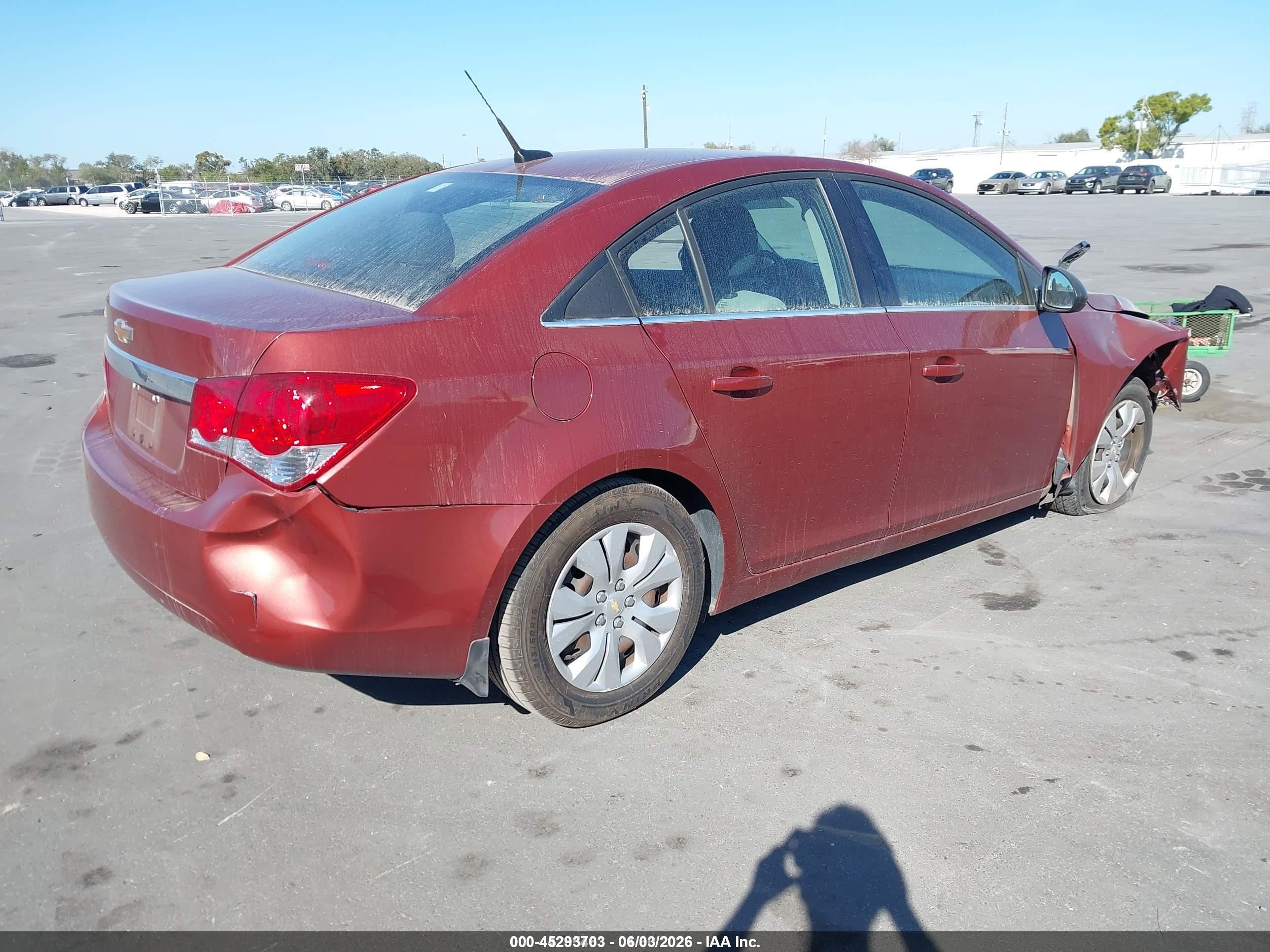 2012 Chevrolet Cruze Ls Orange vin: 1G1PC5SH5C7202746