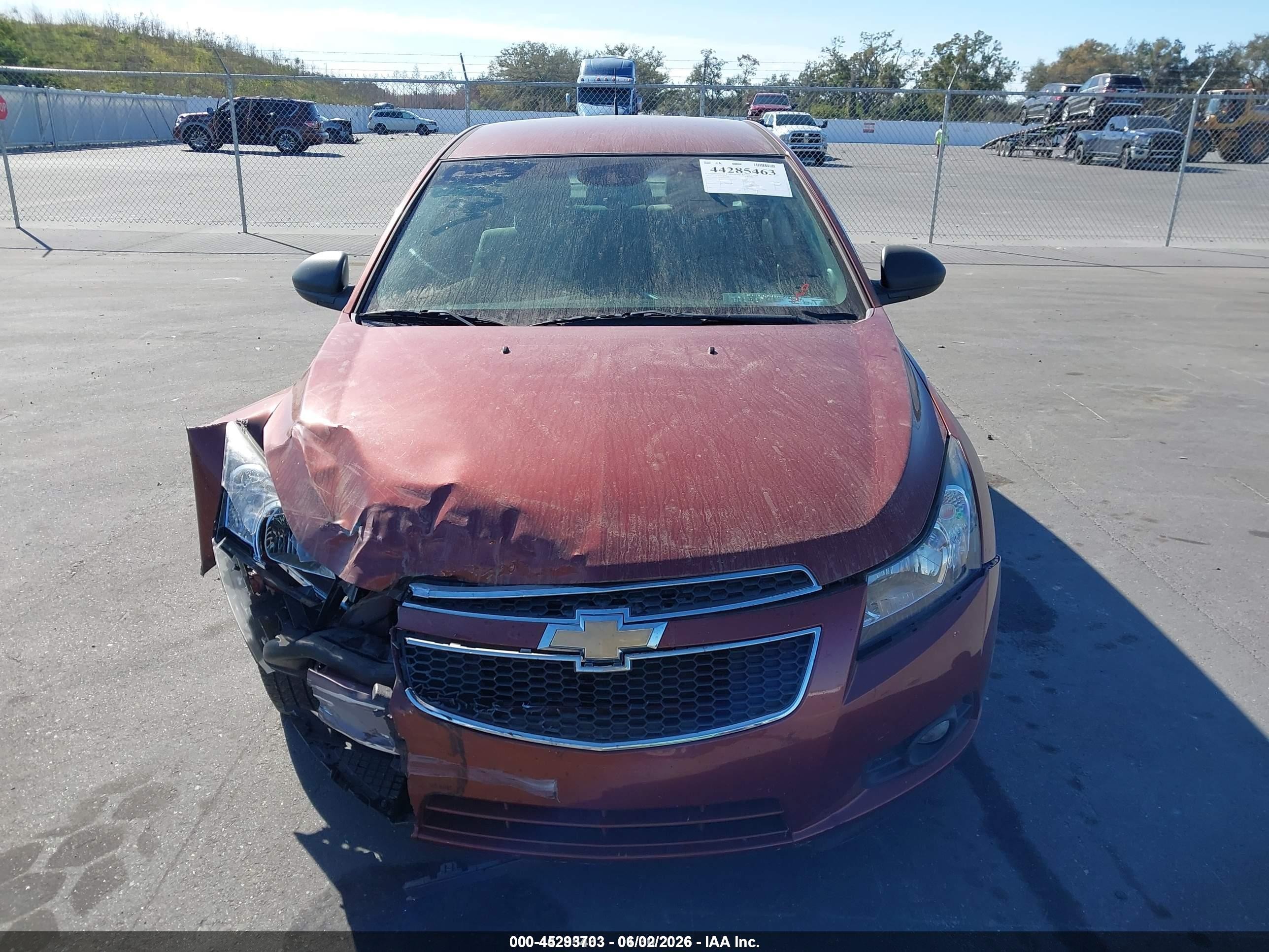 2012 Chevrolet Cruze Ls Orange vin: 1G1PC5SH5C7202746