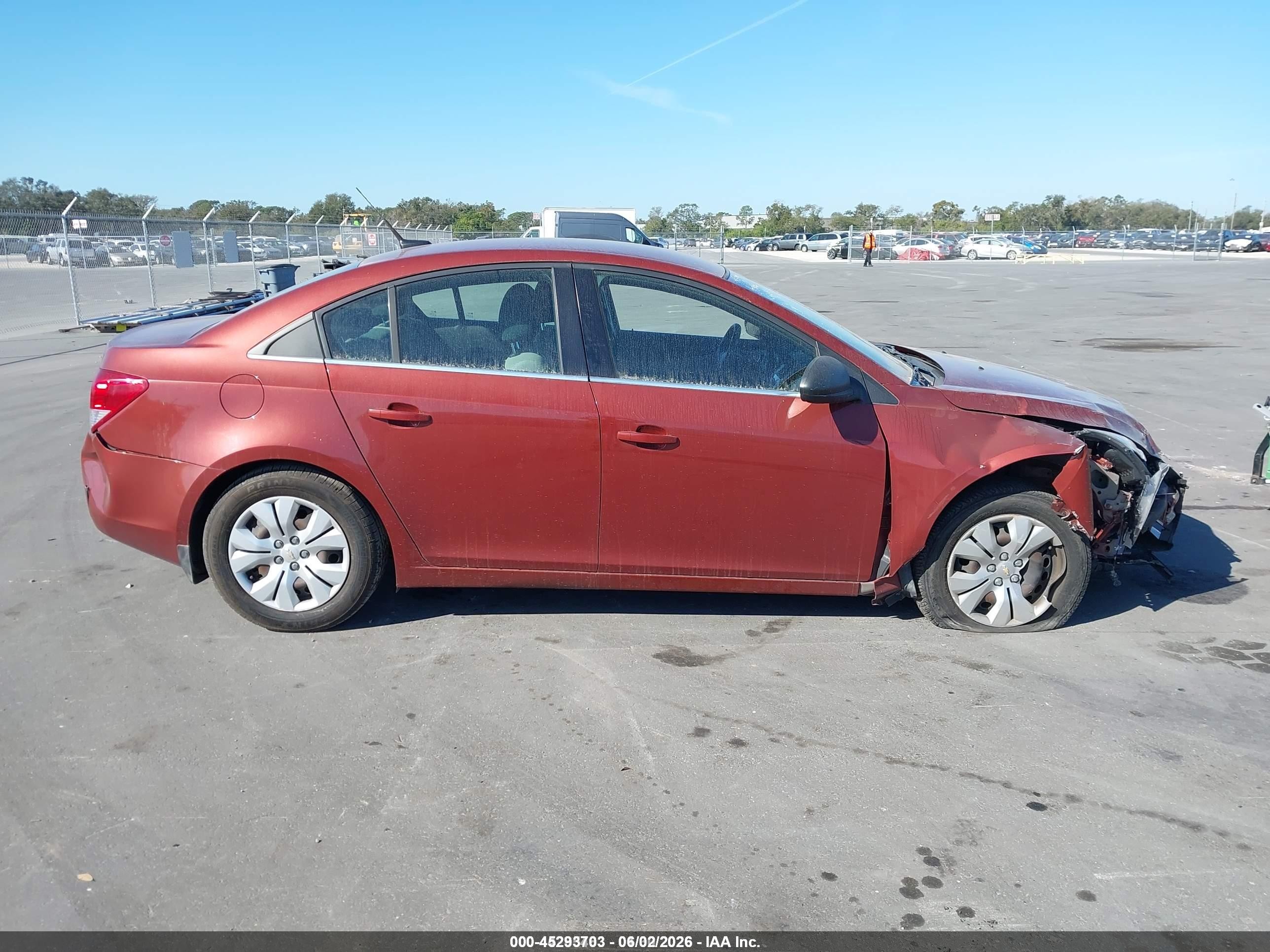 2012 Chevrolet Cruze Ls Orange vin: 1G1PC5SH5C7202746