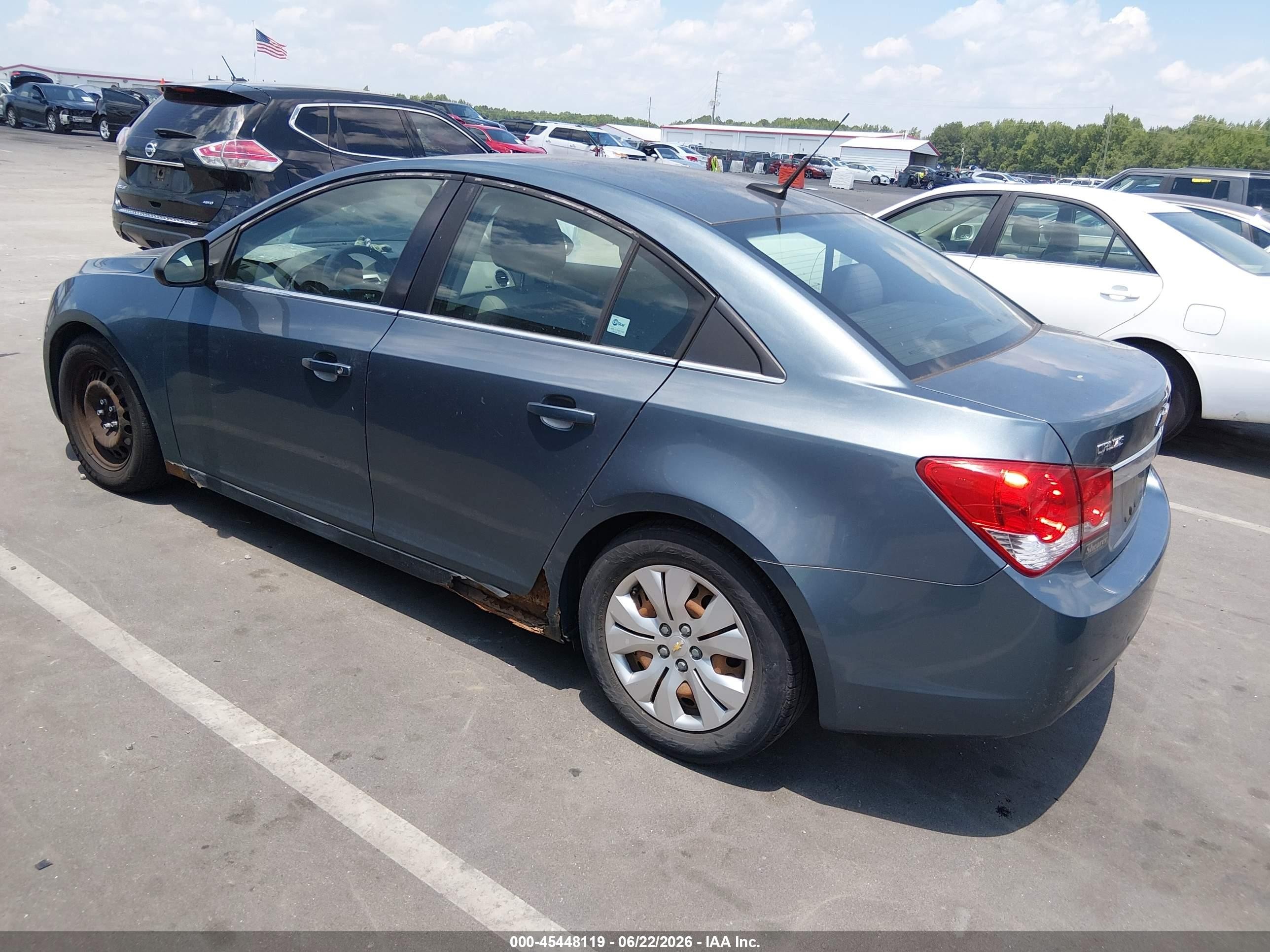 2012 Chevrolet Cruze Ls Blue vin: 1G1PC5SH5C7263305