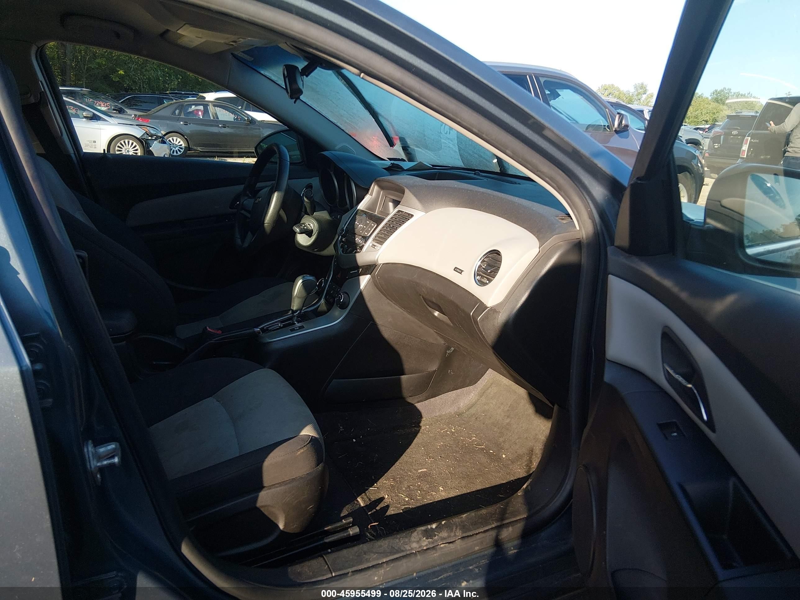 2012 Chevrolet Cruze Ls Gray vin: 1G1PC5SH5C7286535