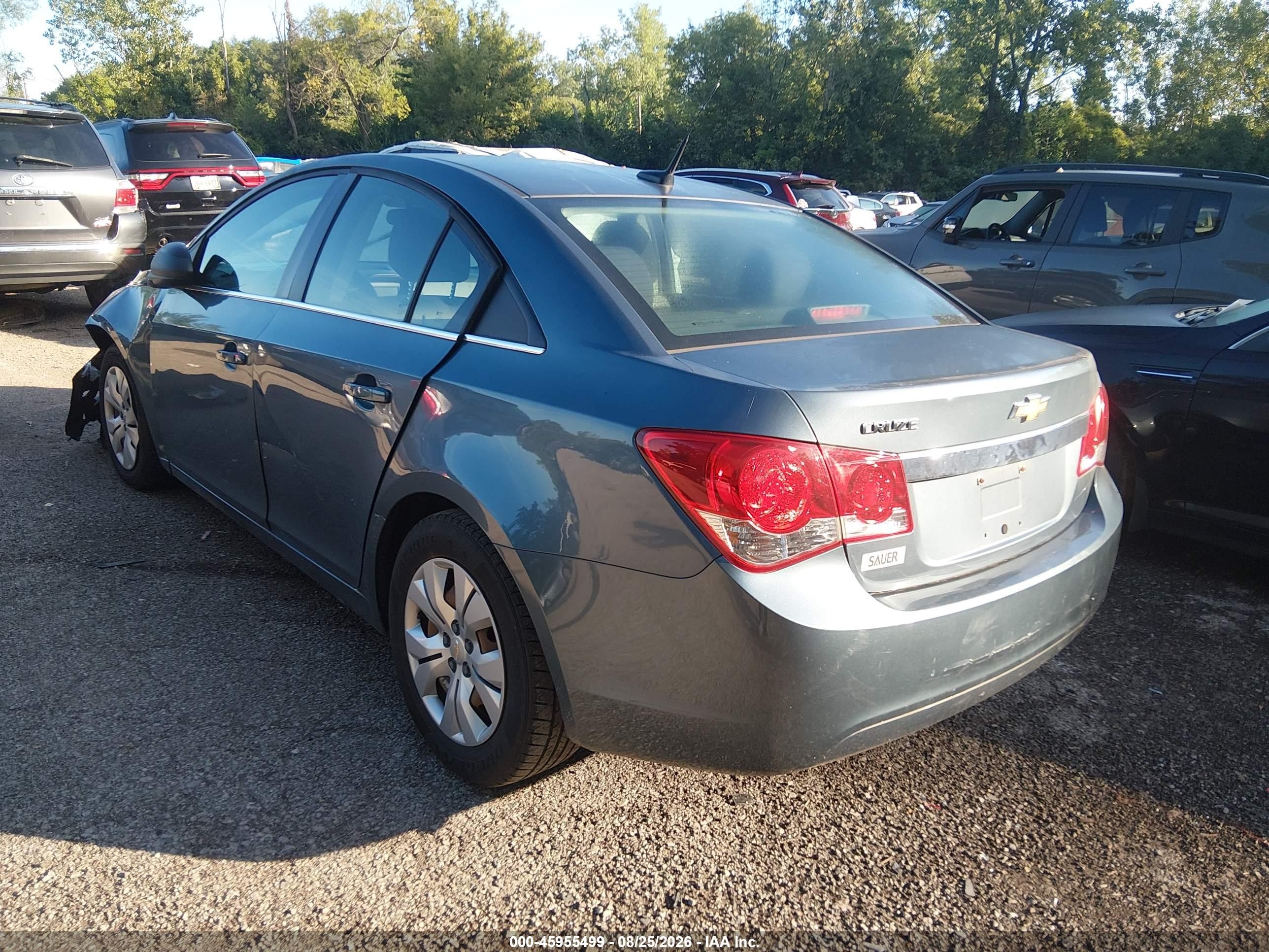 2012 Chevrolet Cruze Ls Gray vin: 1G1PC5SH5C7286535