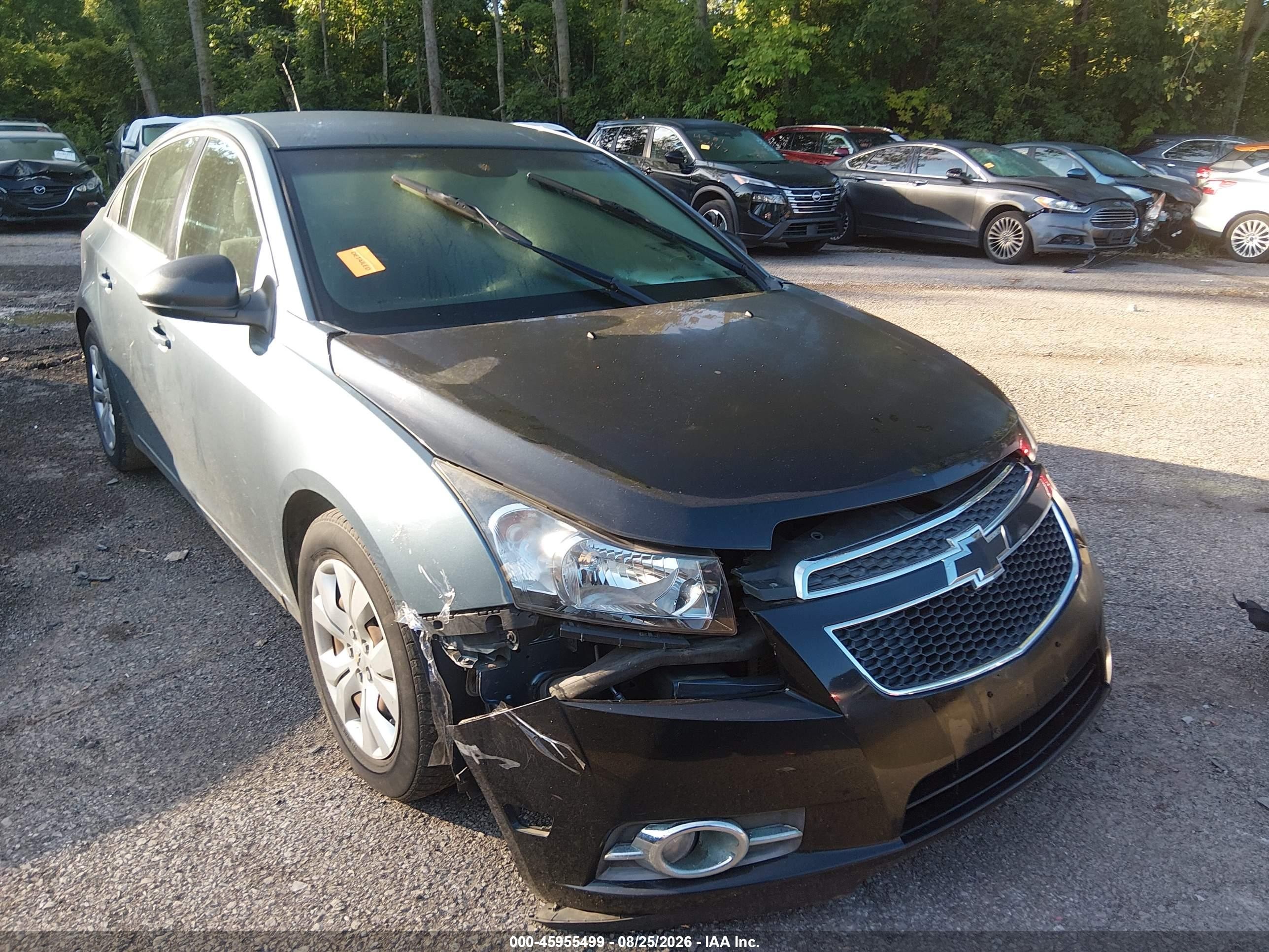 2012 Chevrolet Cruze Ls Gray vin: 1G1PC5SH5C7286535