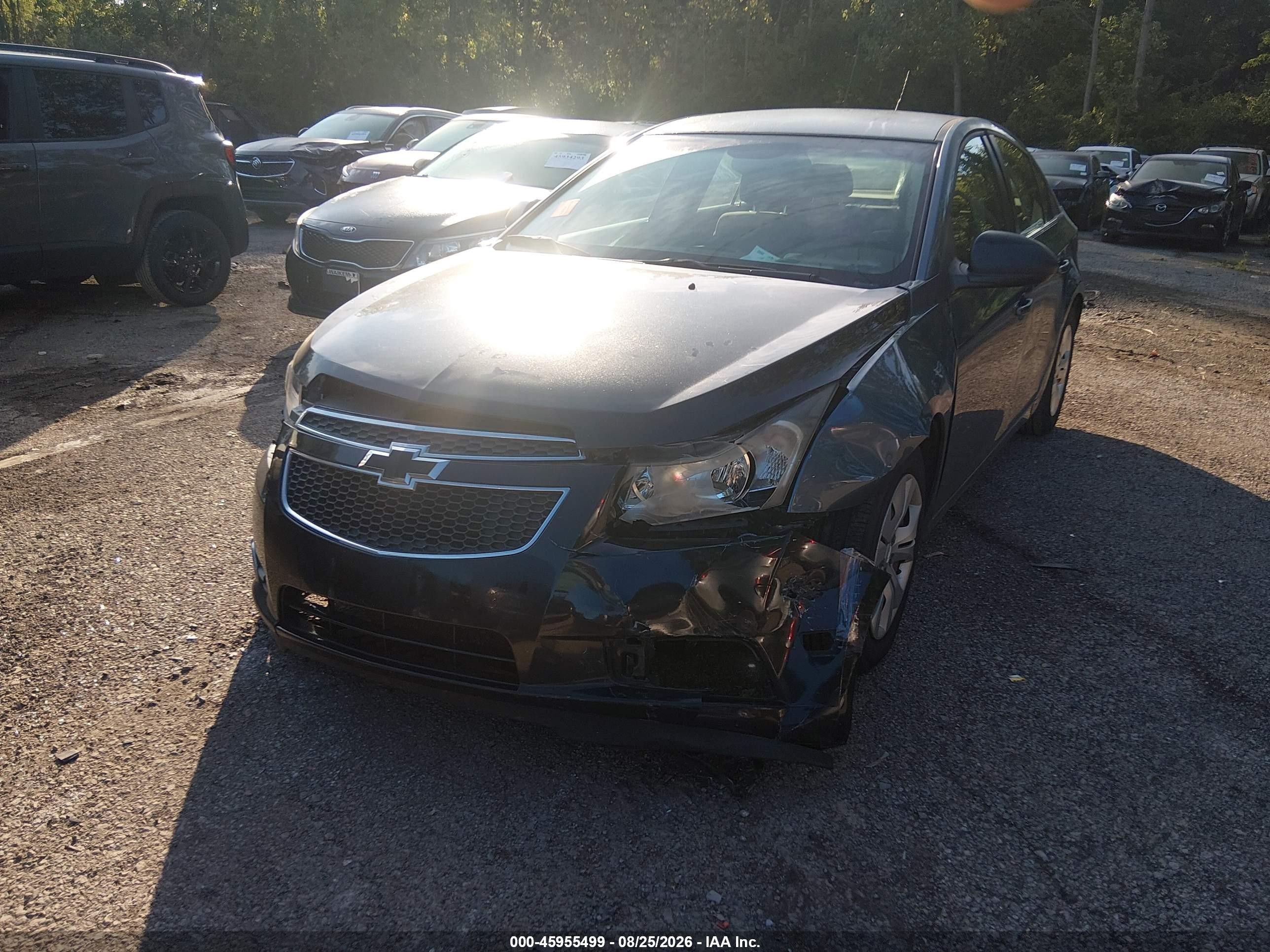 2012 Chevrolet Cruze Ls Gray vin: 1G1PC5SH5C7286535