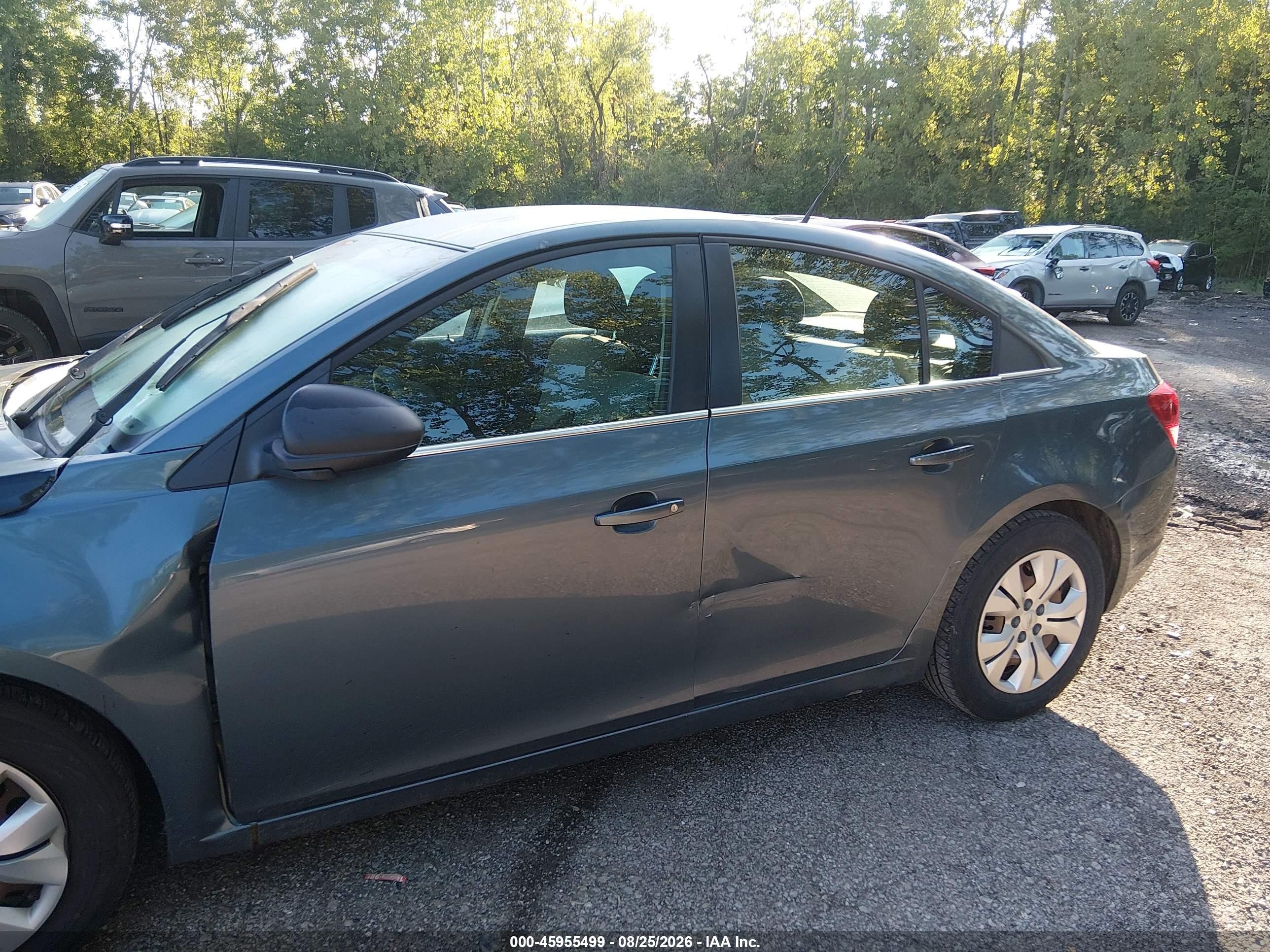 2012 Chevrolet Cruze Ls Gray vin: 1G1PC5SH5C7286535