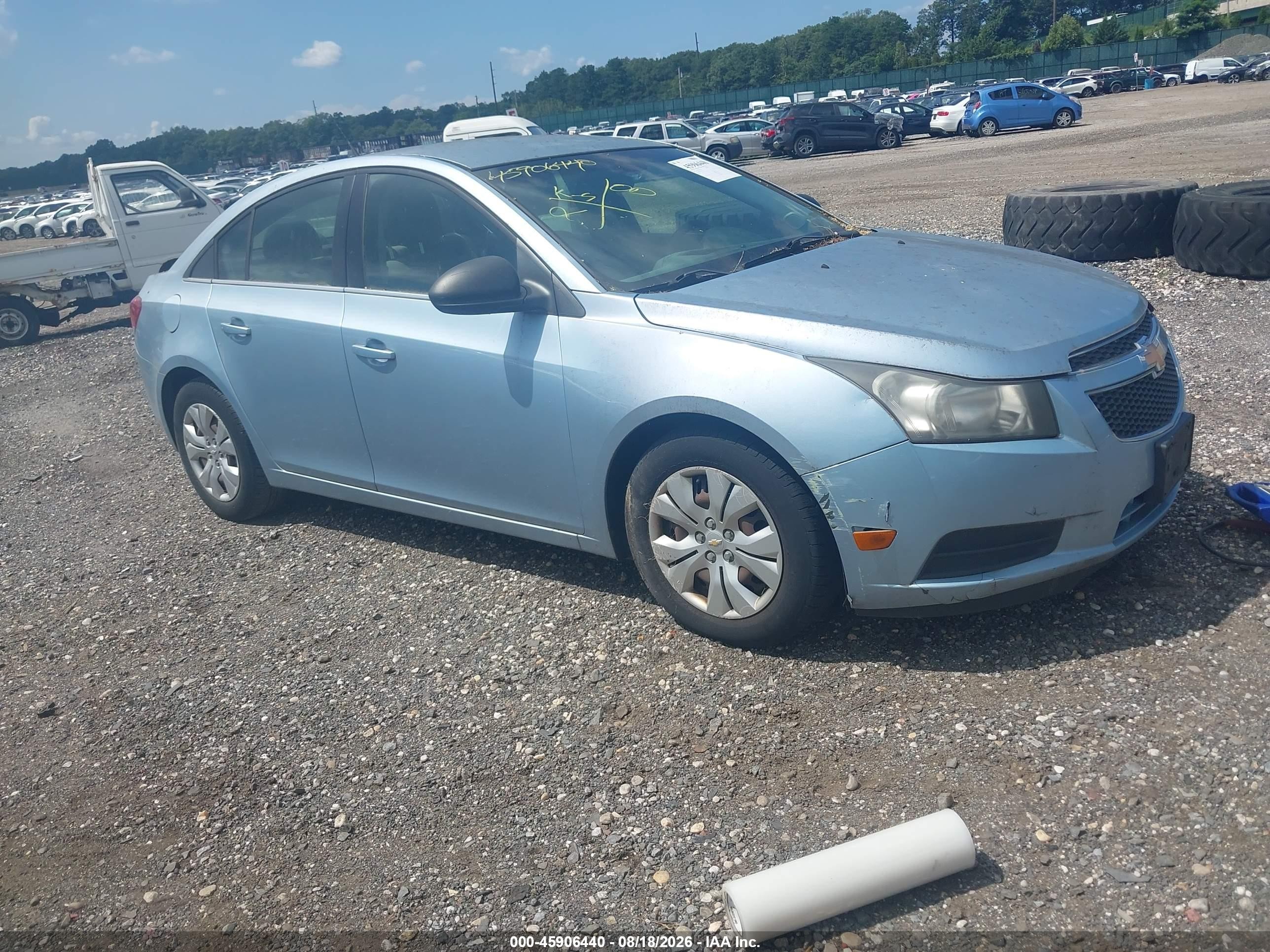 2012 Chevrolet Cruze Ls Blue vin: 1G1PC5SH5C7290245
