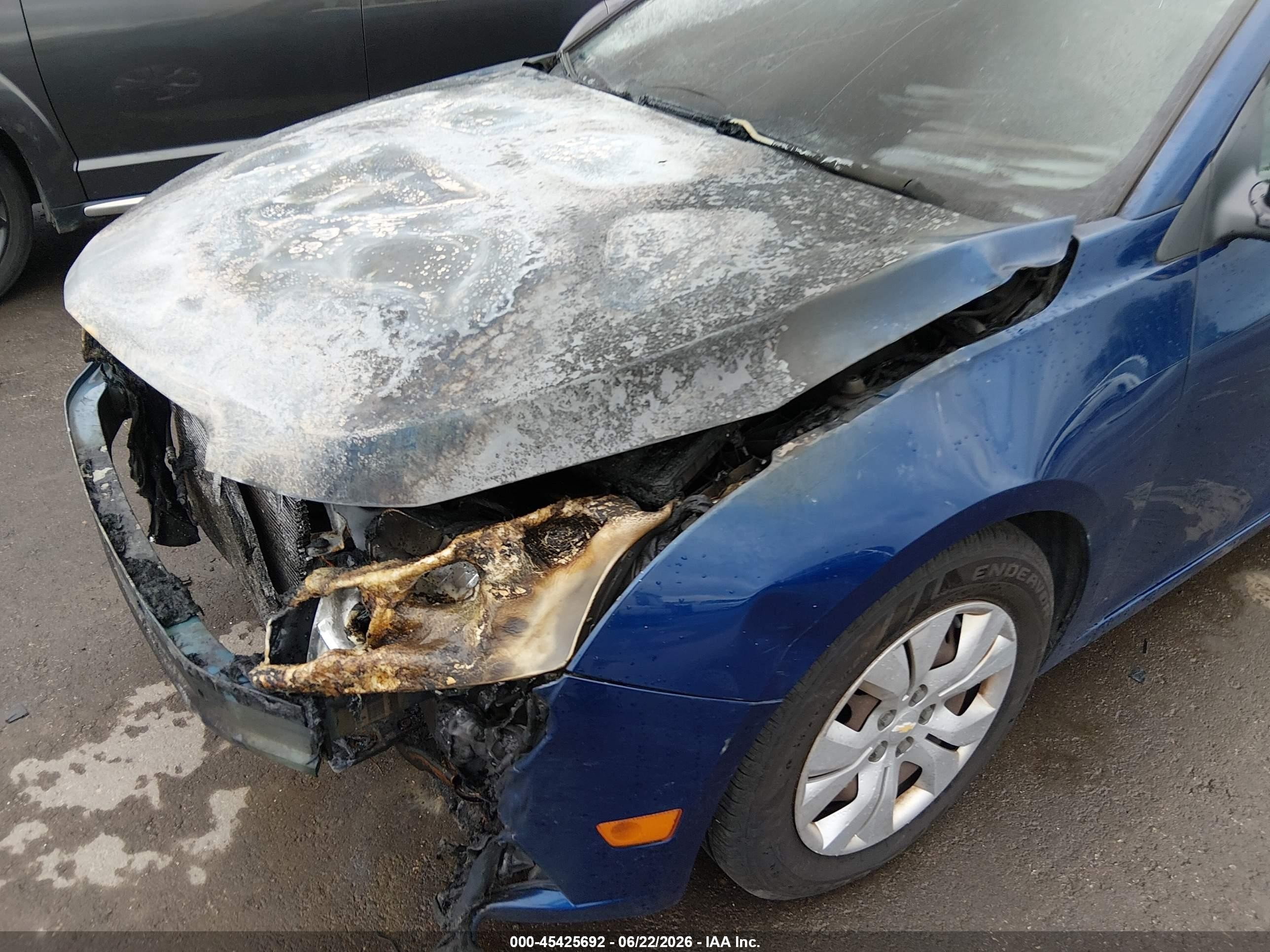 2012 Chevrolet Cruze Ls Blue vin: 1G1PC5SH5C7306654