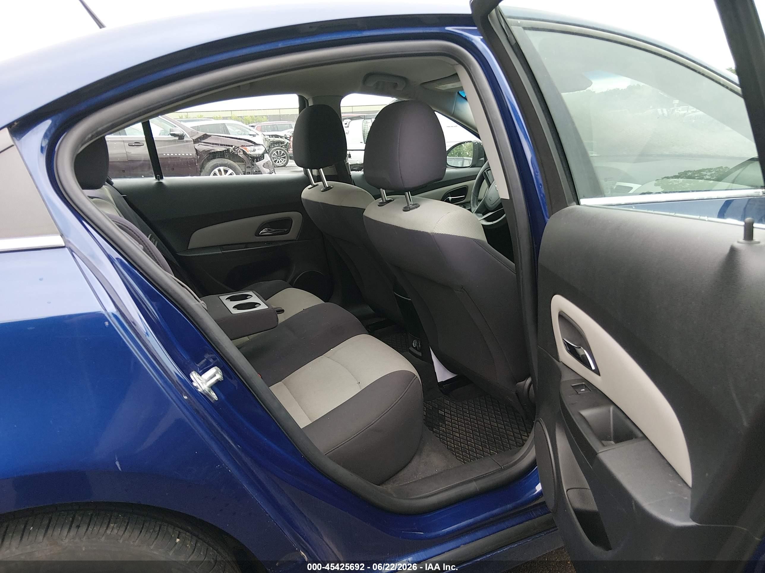 2012 Chevrolet Cruze Ls Blue vin: 1G1PC5SH5C7306654