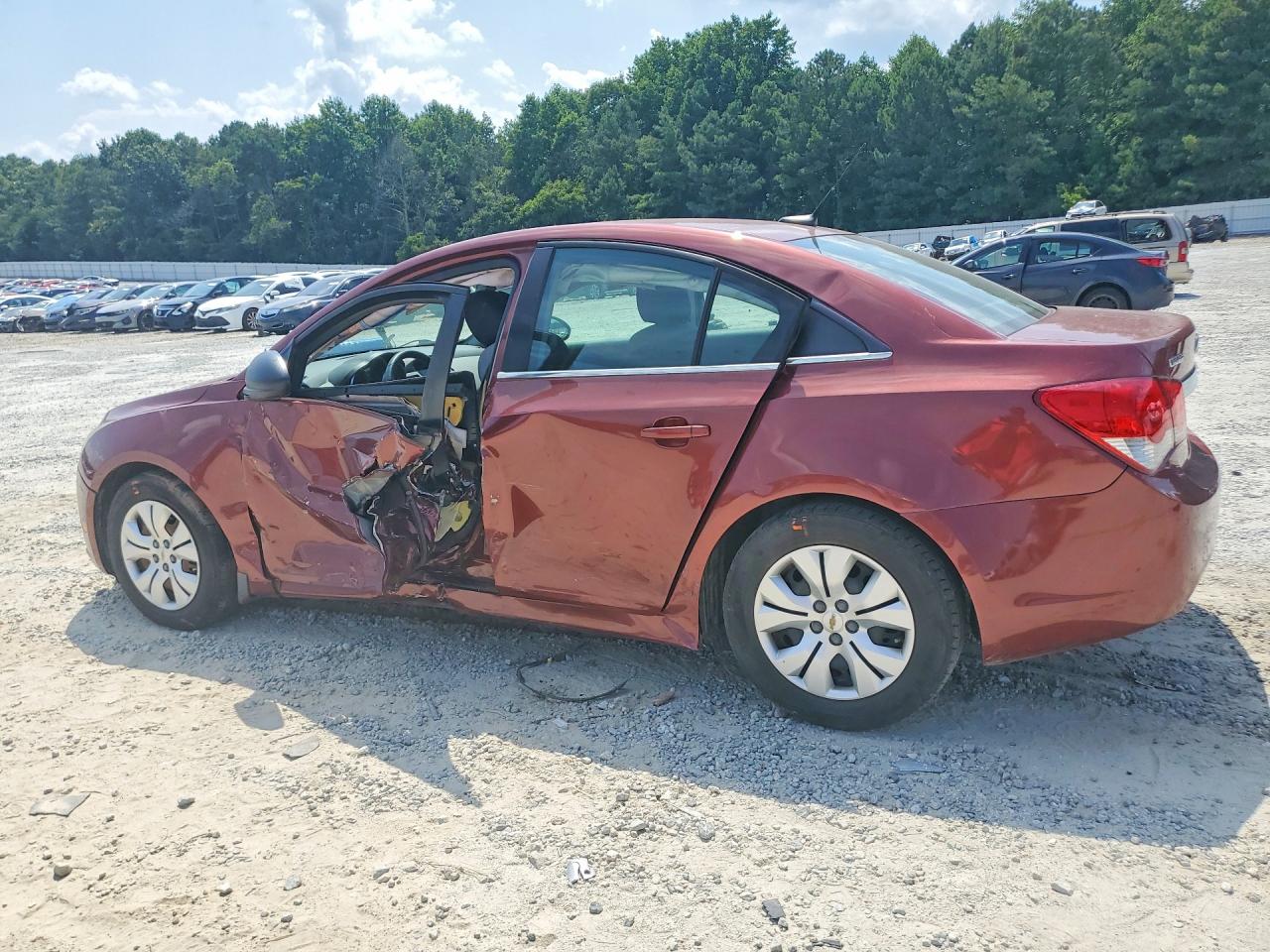 2012 Chevrolet Cruze Ls Orange vin: 1G1PC5SH5C7334230