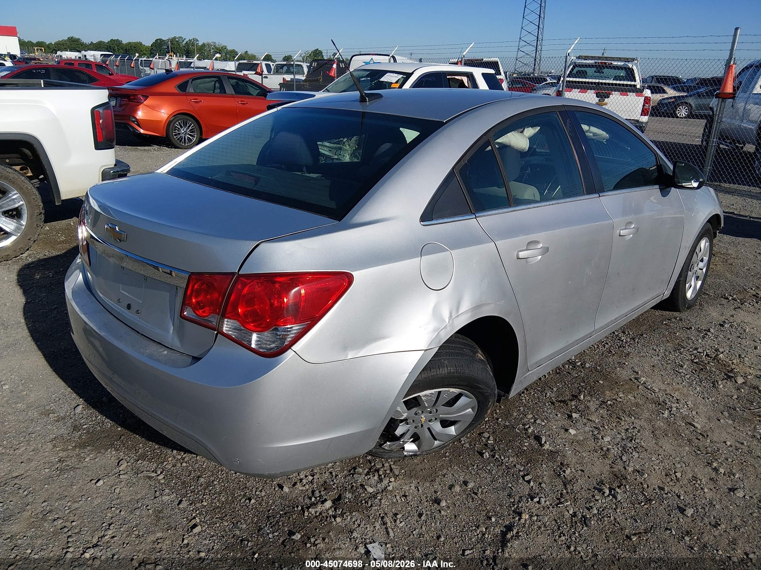 2012 Chevrolet Cruze Ls Silver vin: 1G1PC5SH5C7362576