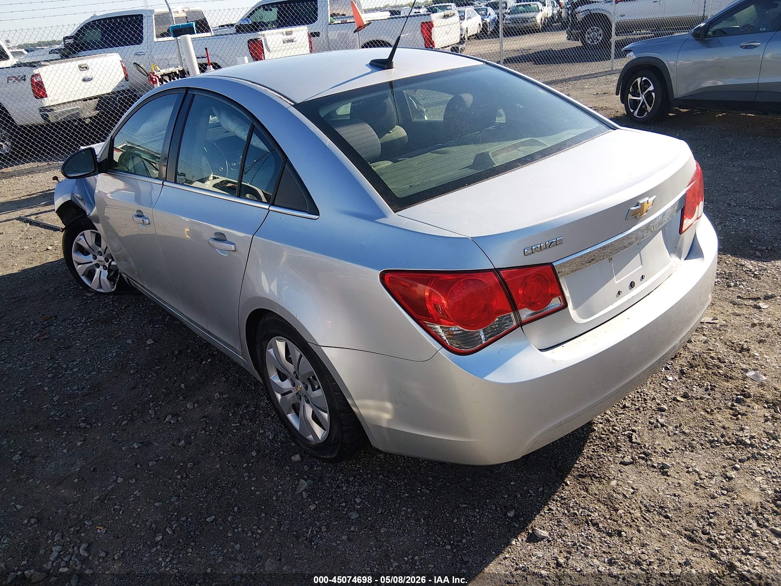 2012 Chevrolet Cruze Ls Silver vin: 1G1PC5SH5C7362576