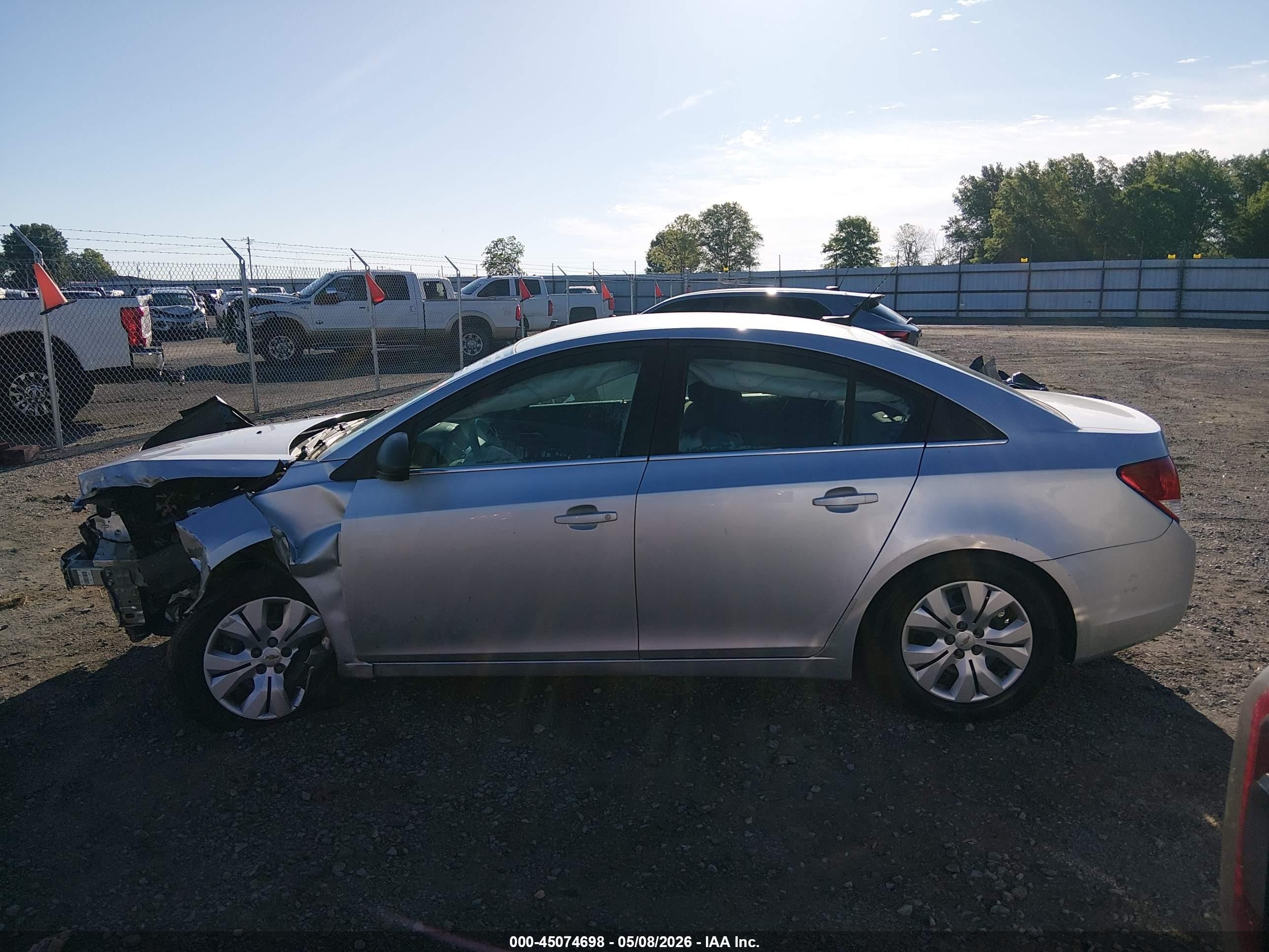 2012 Chevrolet Cruze Ls Silver vin: 1G1PC5SH5C7362576