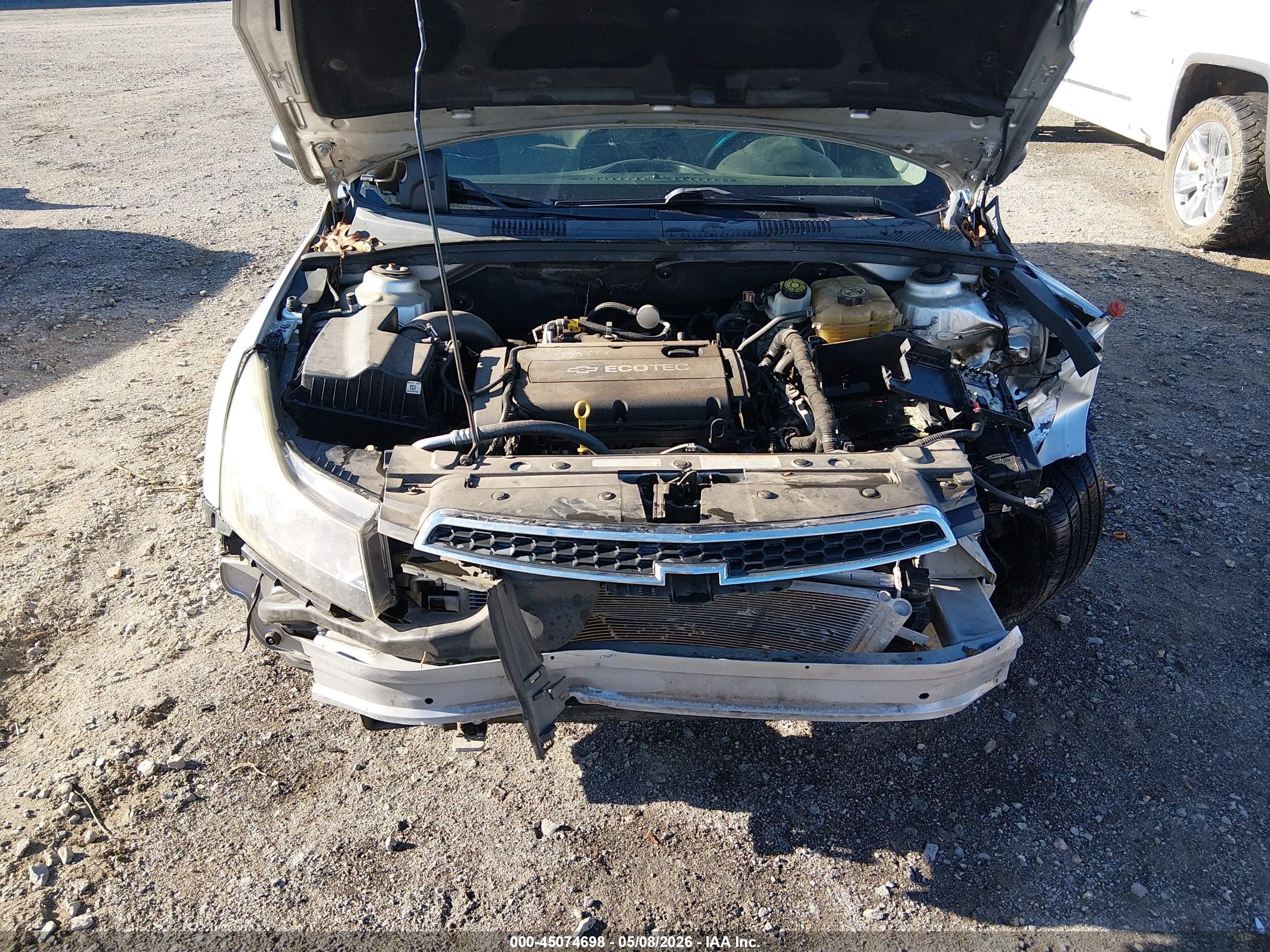 2012 Chevrolet Cruze Ls Silver vin: 1G1PC5SH5C7362576
