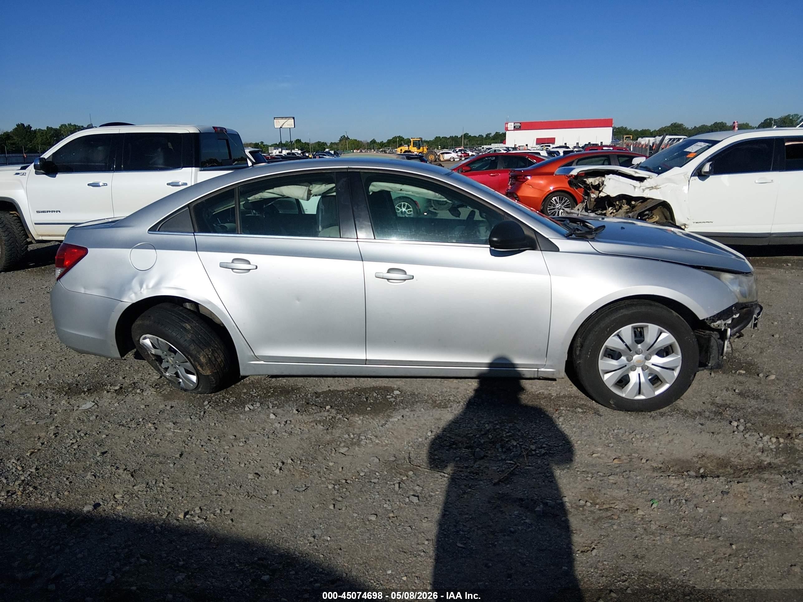 2012 Chevrolet Cruze Ls Silver vin: 1G1PC5SH5C7362576