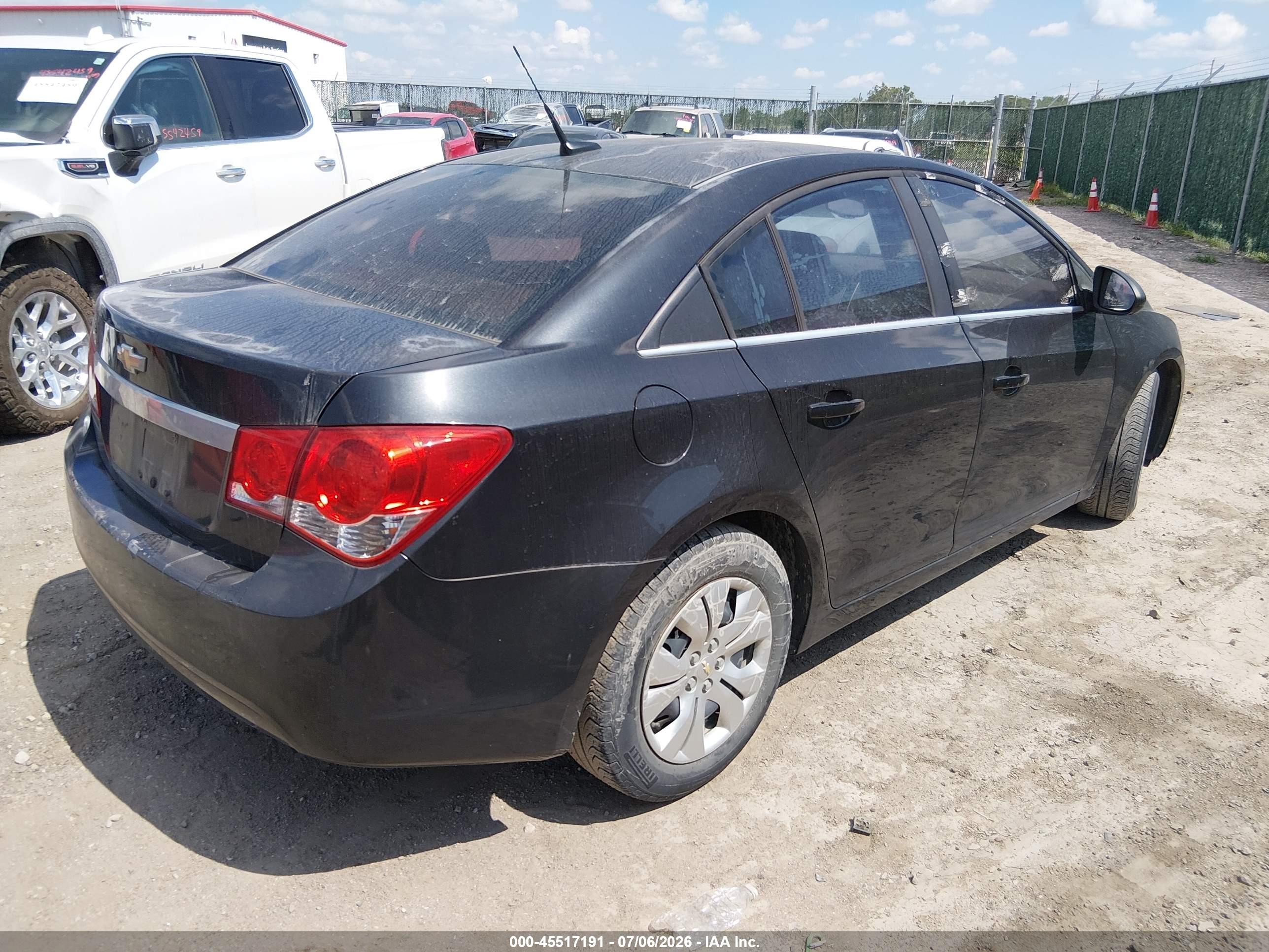 2012 Chevrolet Cruze Ls Черный vin: 1G1PC5SH5C7370628