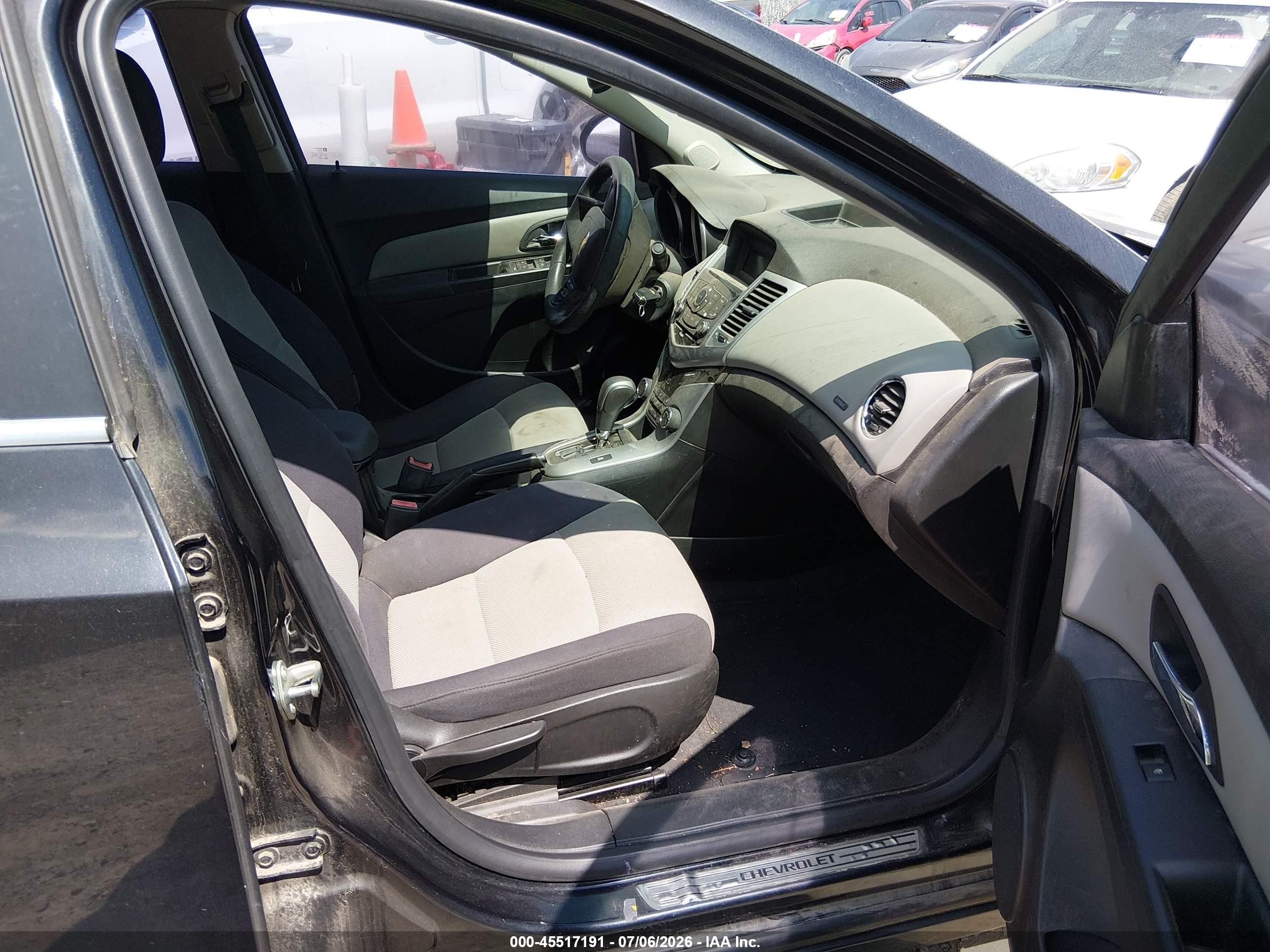 2012 Chevrolet Cruze Ls Черный vin: 1G1PC5SH5C7370628