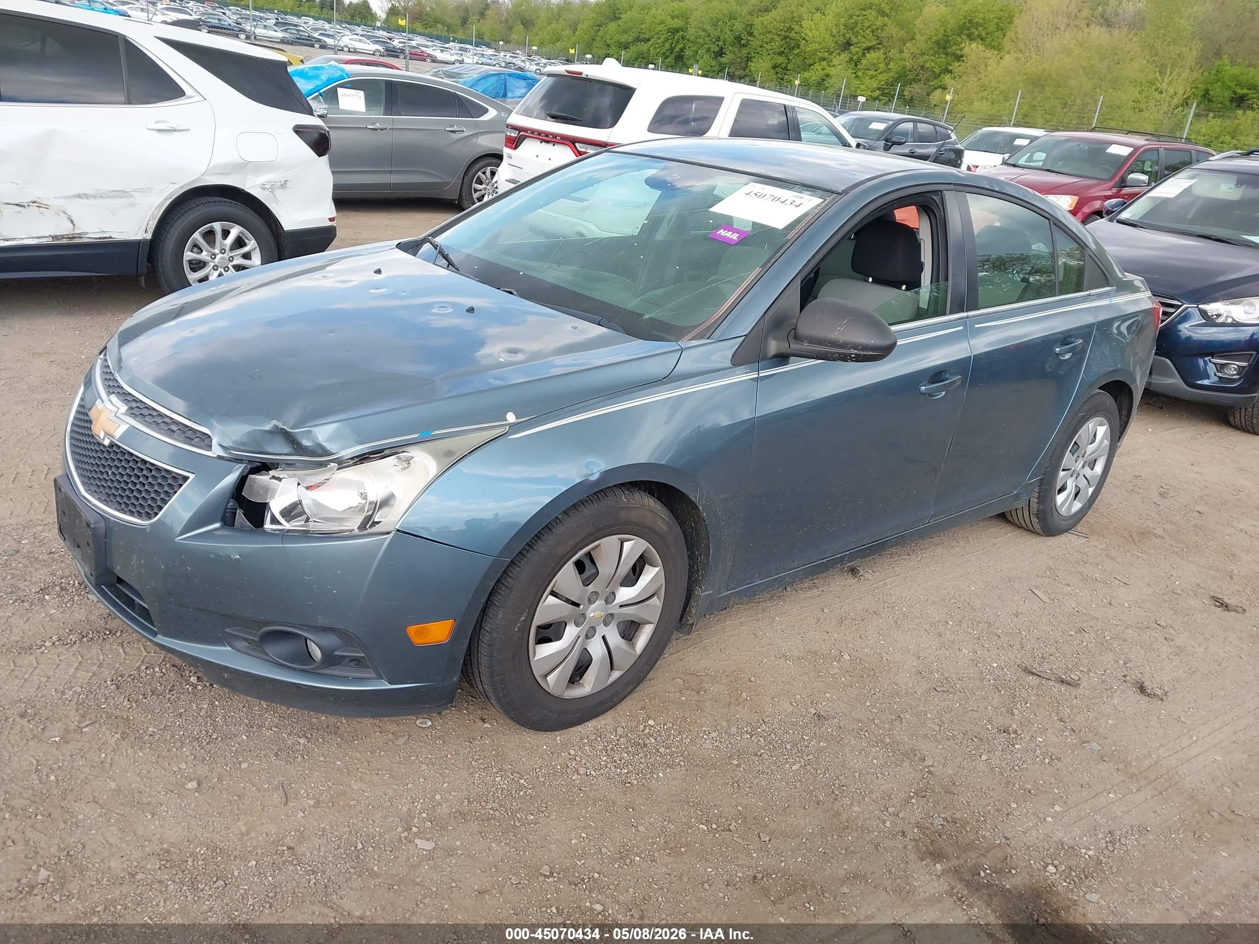 2012 Chevrolet Cruze Ls Light Blue vin: 1G1PC5SH5C7371732