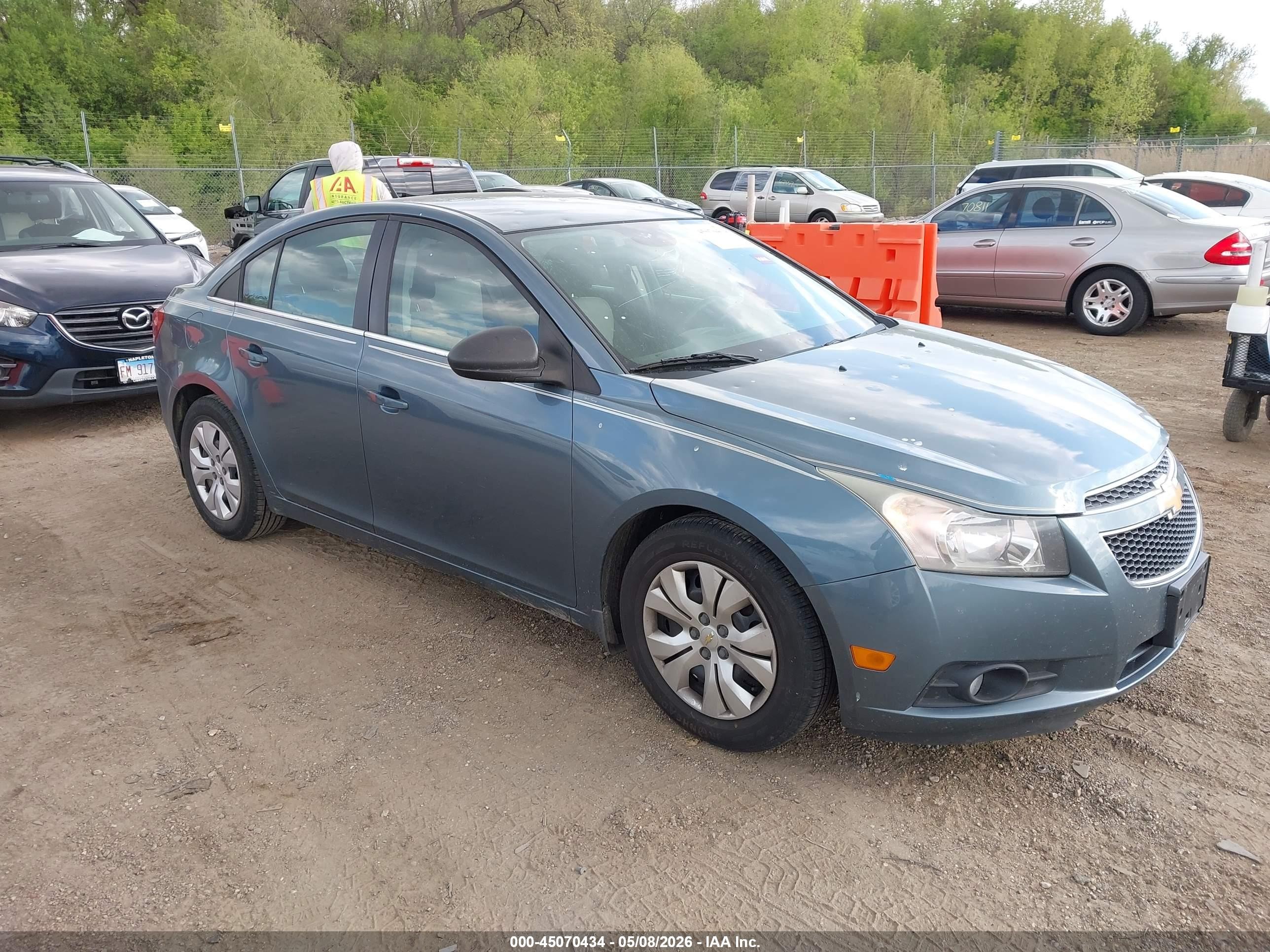2012 Chevrolet Cruze Ls Light Blue vin: 1G1PC5SH5C7371732