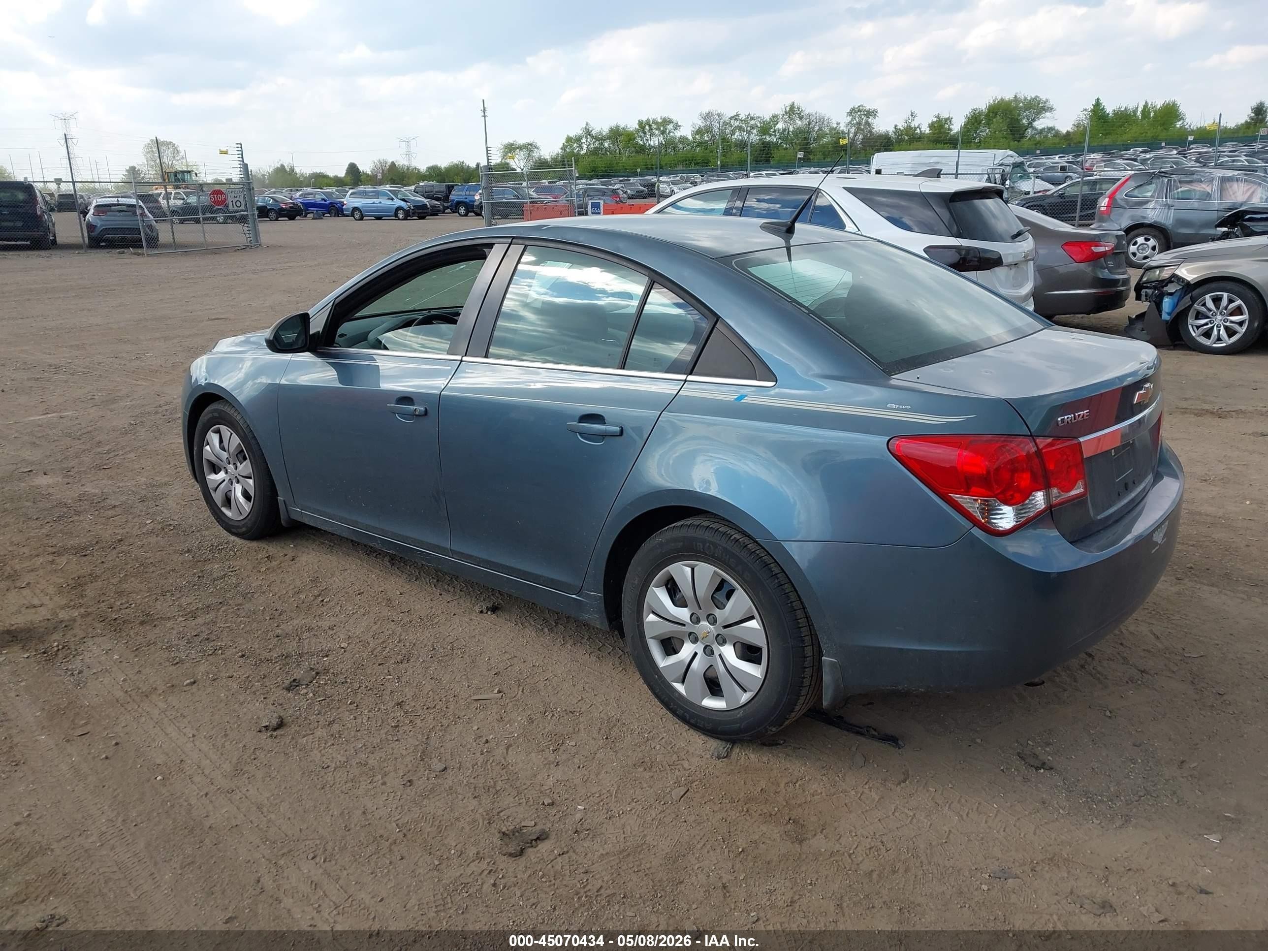 2012 Chevrolet Cruze Ls Light Blue vin: 1G1PC5SH5C7371732