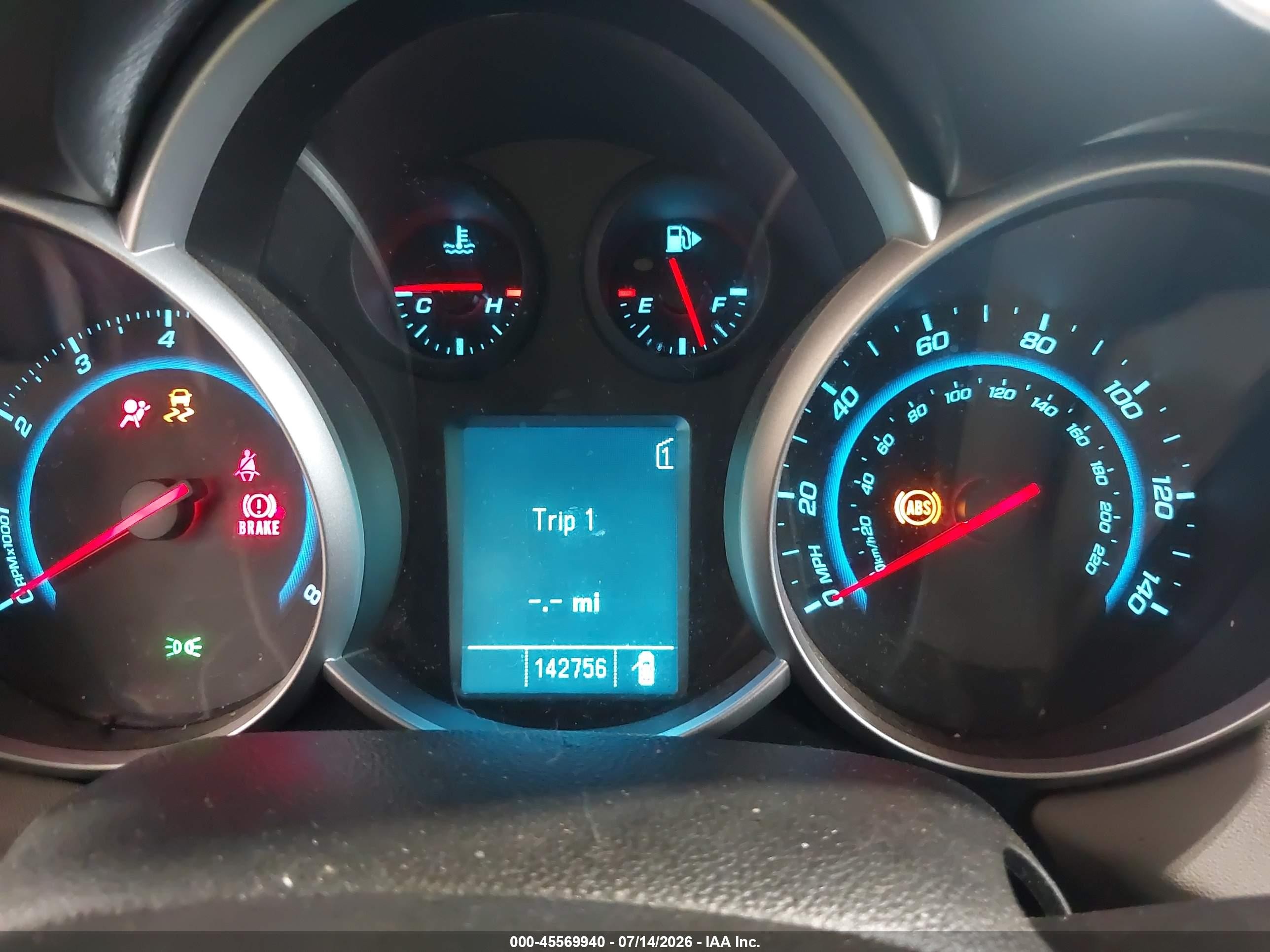 2011 Chevrolet Cruze Ls Blue vin: 1G1PC5SH6B7117820