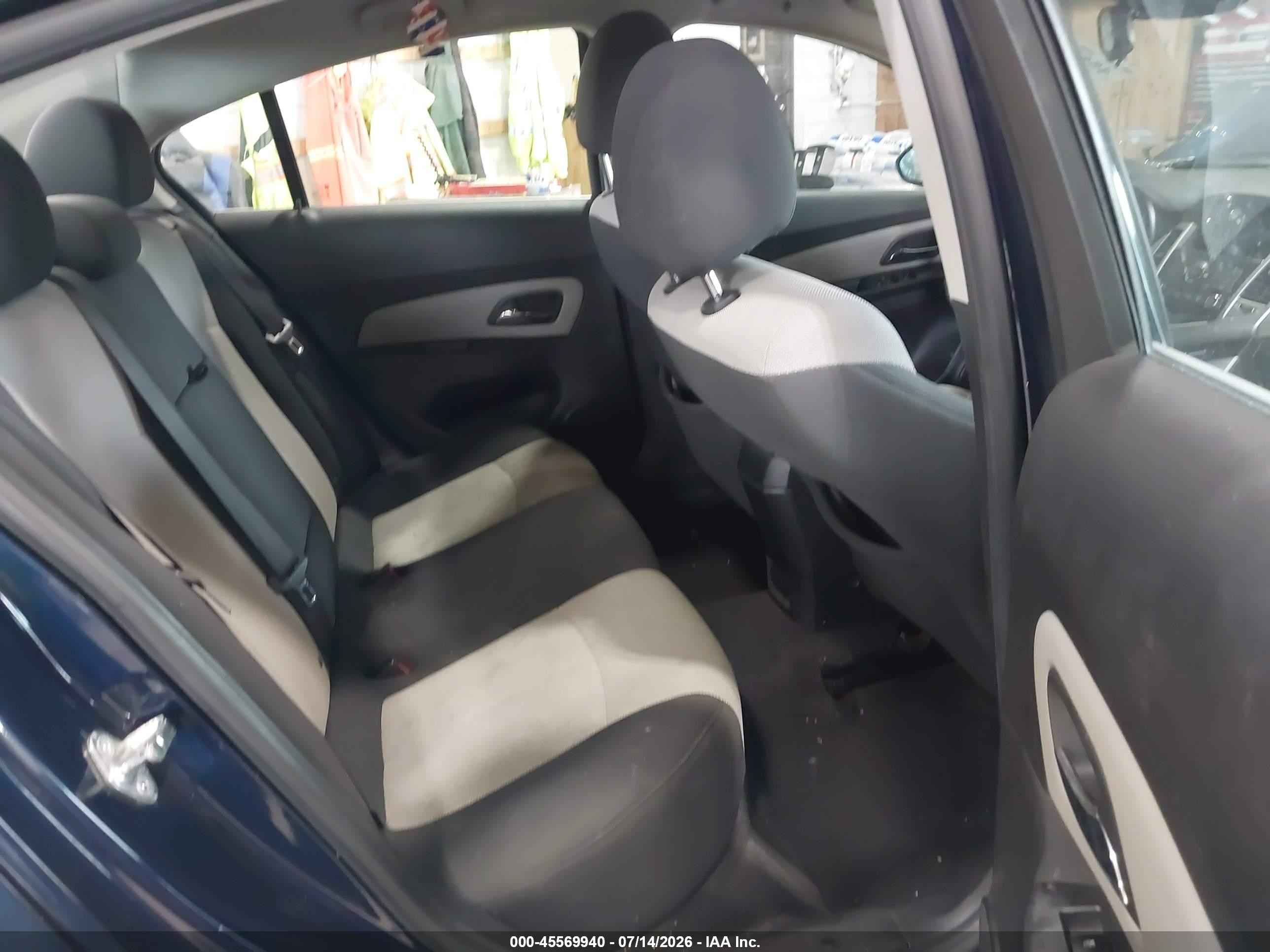 2011 Chevrolet Cruze Ls Blue vin: 1G1PC5SH6B7117820
