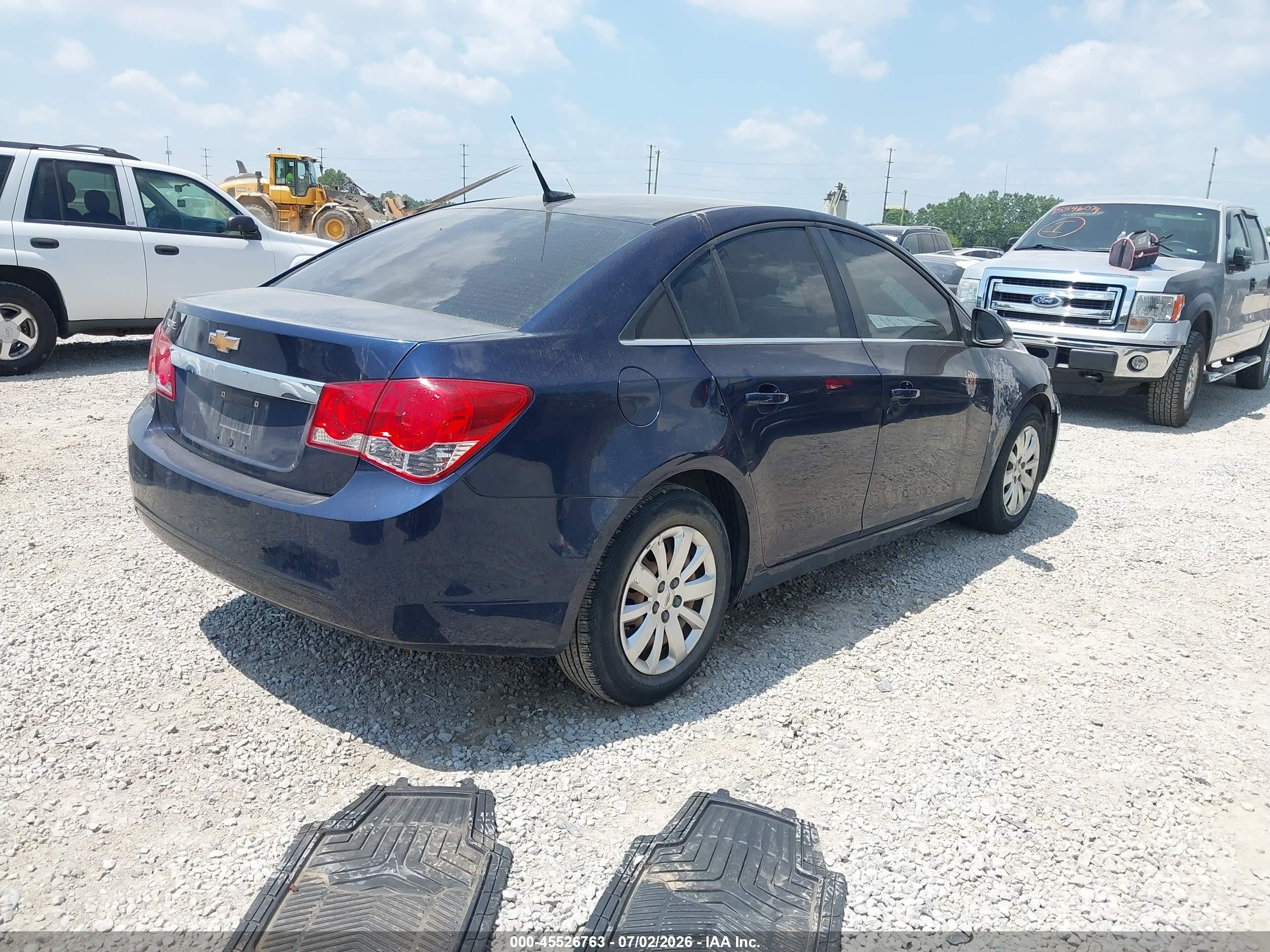 2011 Chevrolet Cruze Ls Blue vin: 1G1PC5SH6B7131412