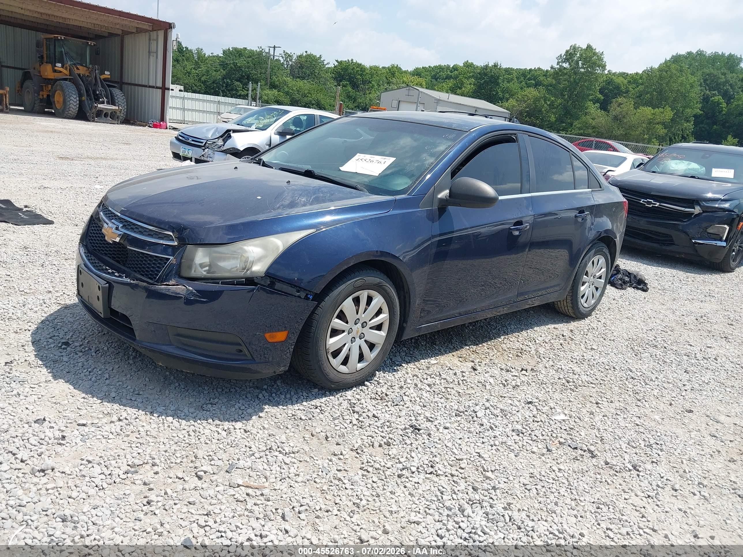 2011 Chevrolet Cruze Ls Blue vin: 1G1PC5SH6B7131412