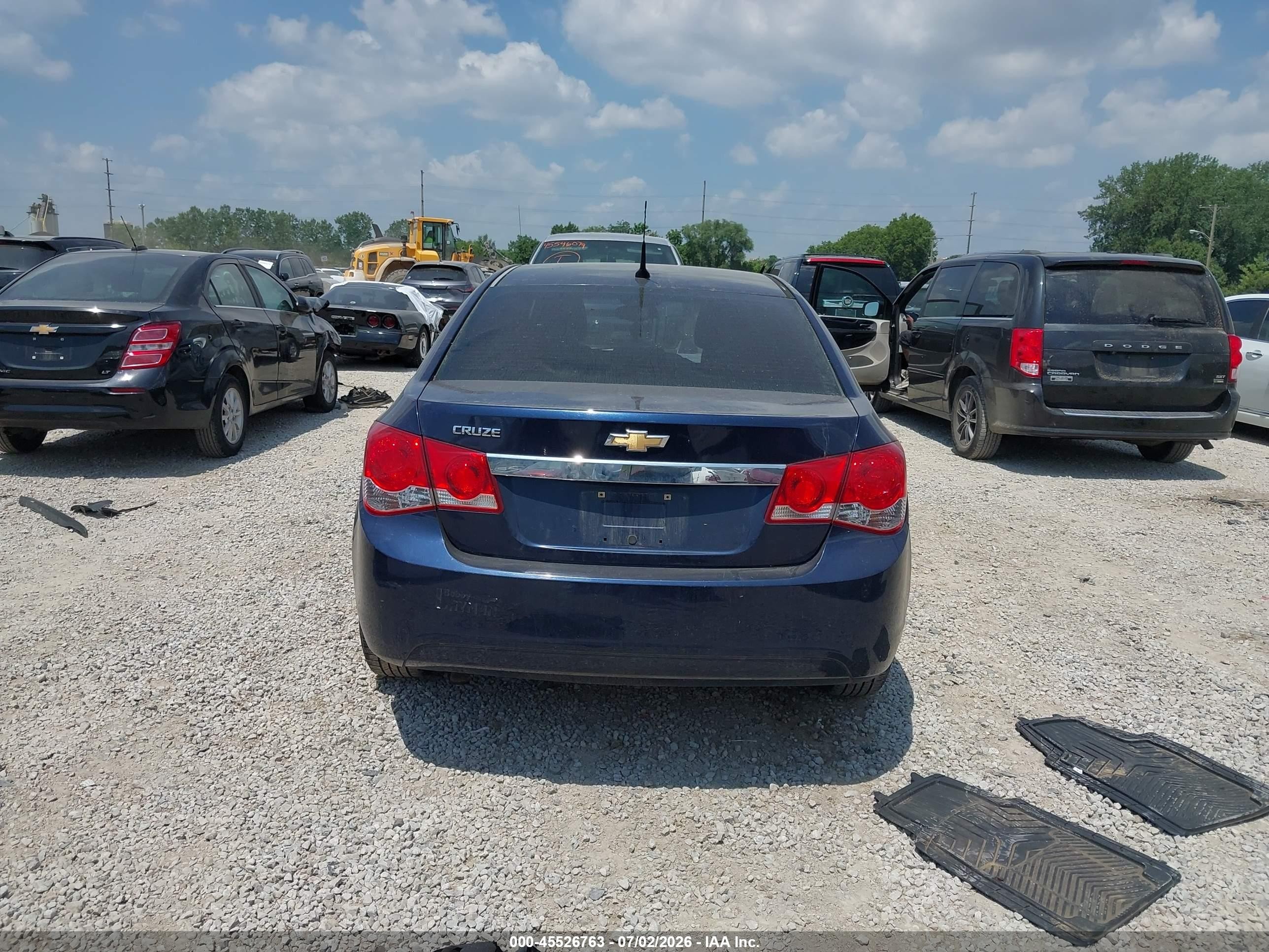 2011 Chevrolet Cruze Ls Blue vin: 1G1PC5SH6B7131412