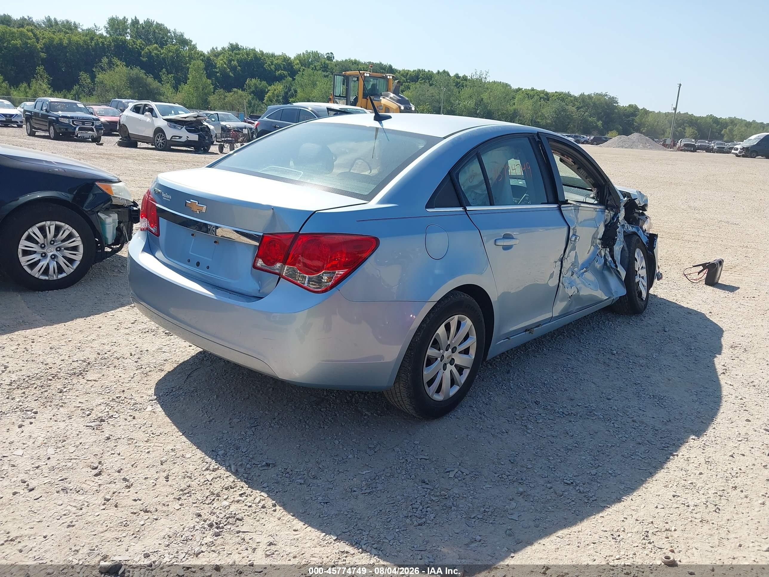 2011 Chevrolet Cruze Ls Blue vin: 1G1PC5SH6B7229307