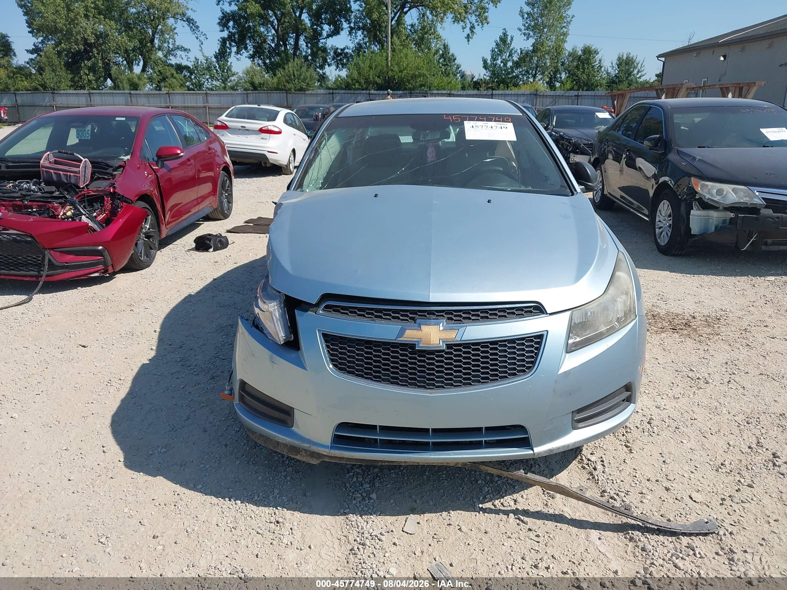 2011 Chevrolet Cruze Ls Blue vin: 1G1PC5SH6B7229307